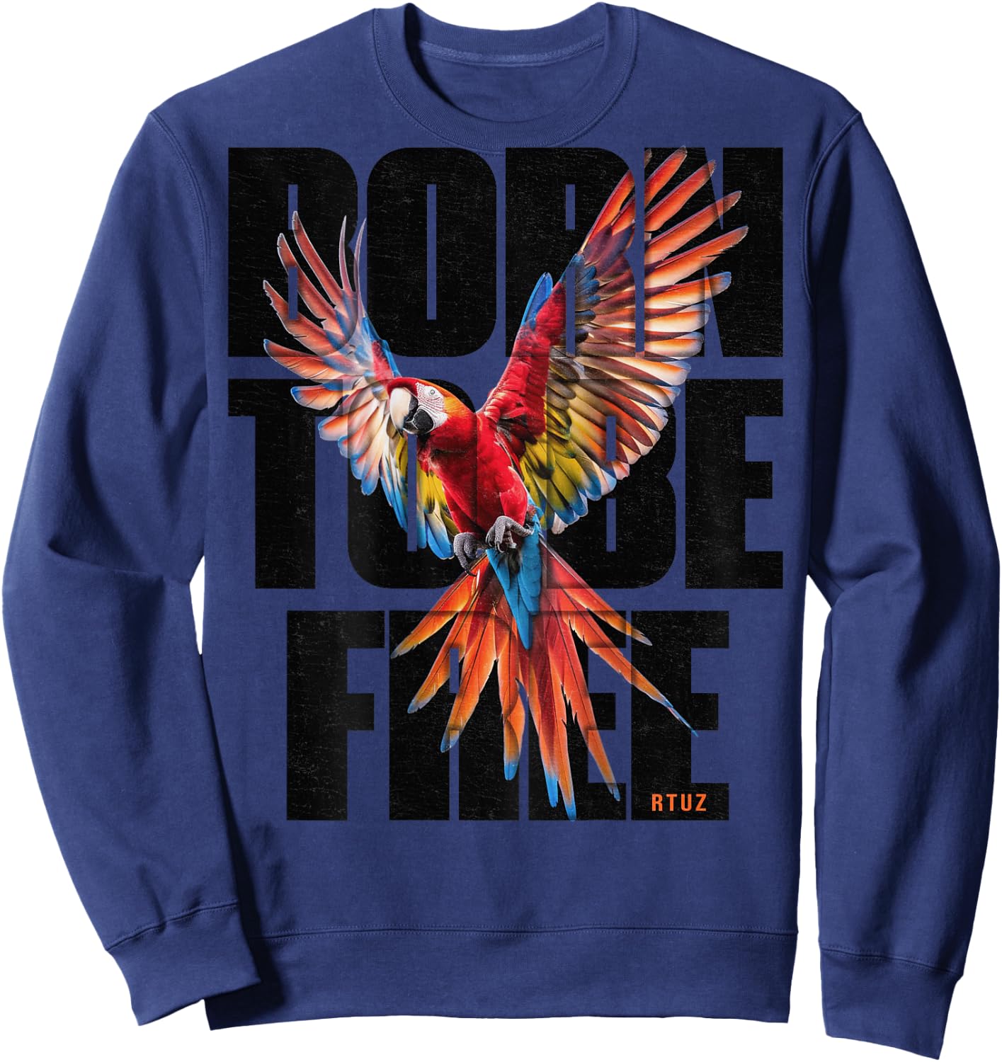 Hip Hop Vintage Graffiti Y2K Edgy Urban Backprint Streetwear , gray Sweatshirt - Sweatshirt | Navy