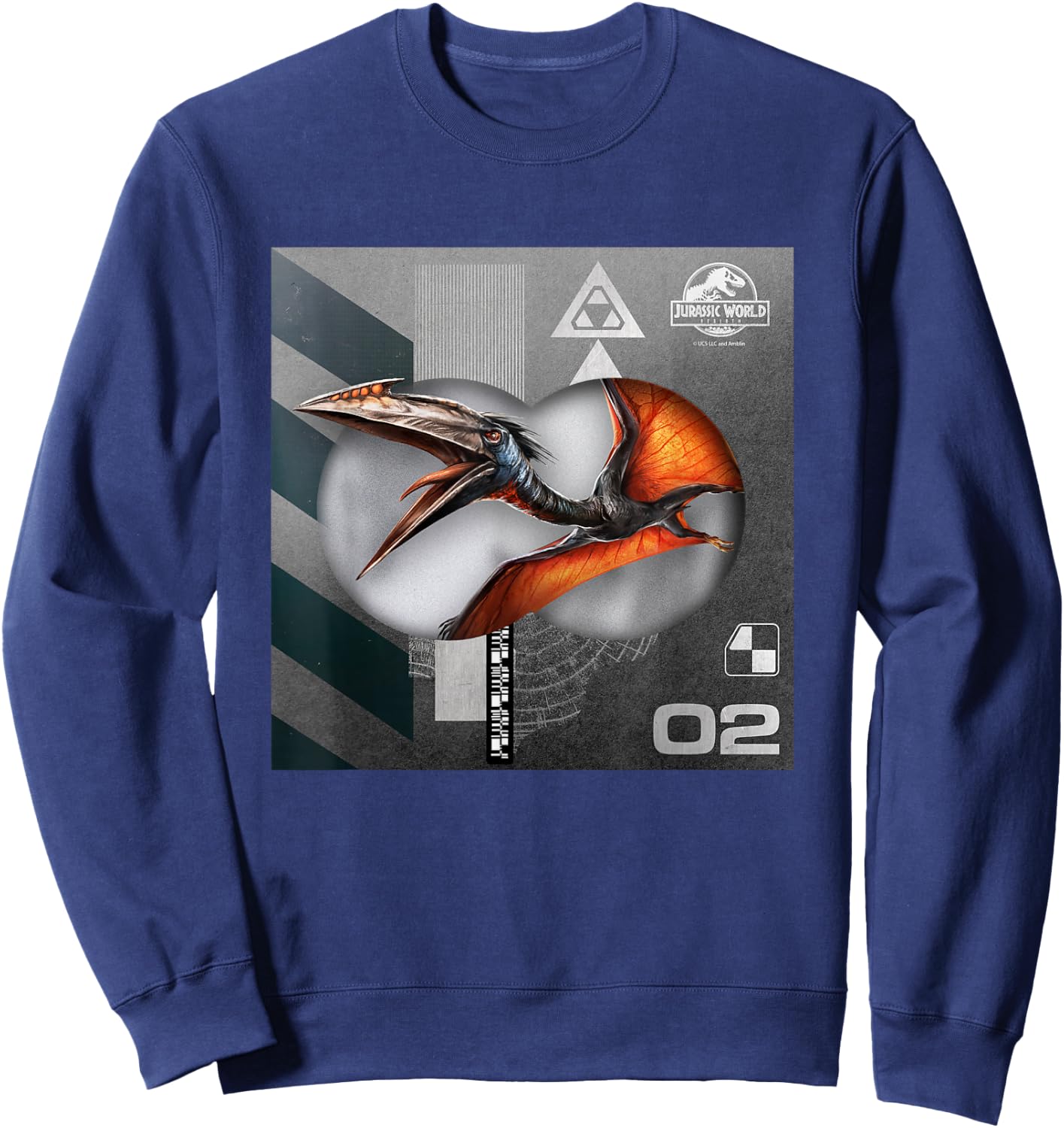 Jurassic World Rebirth Quetzalcoatlus in Flight Sweatshirt - Sweatshirt | Navy