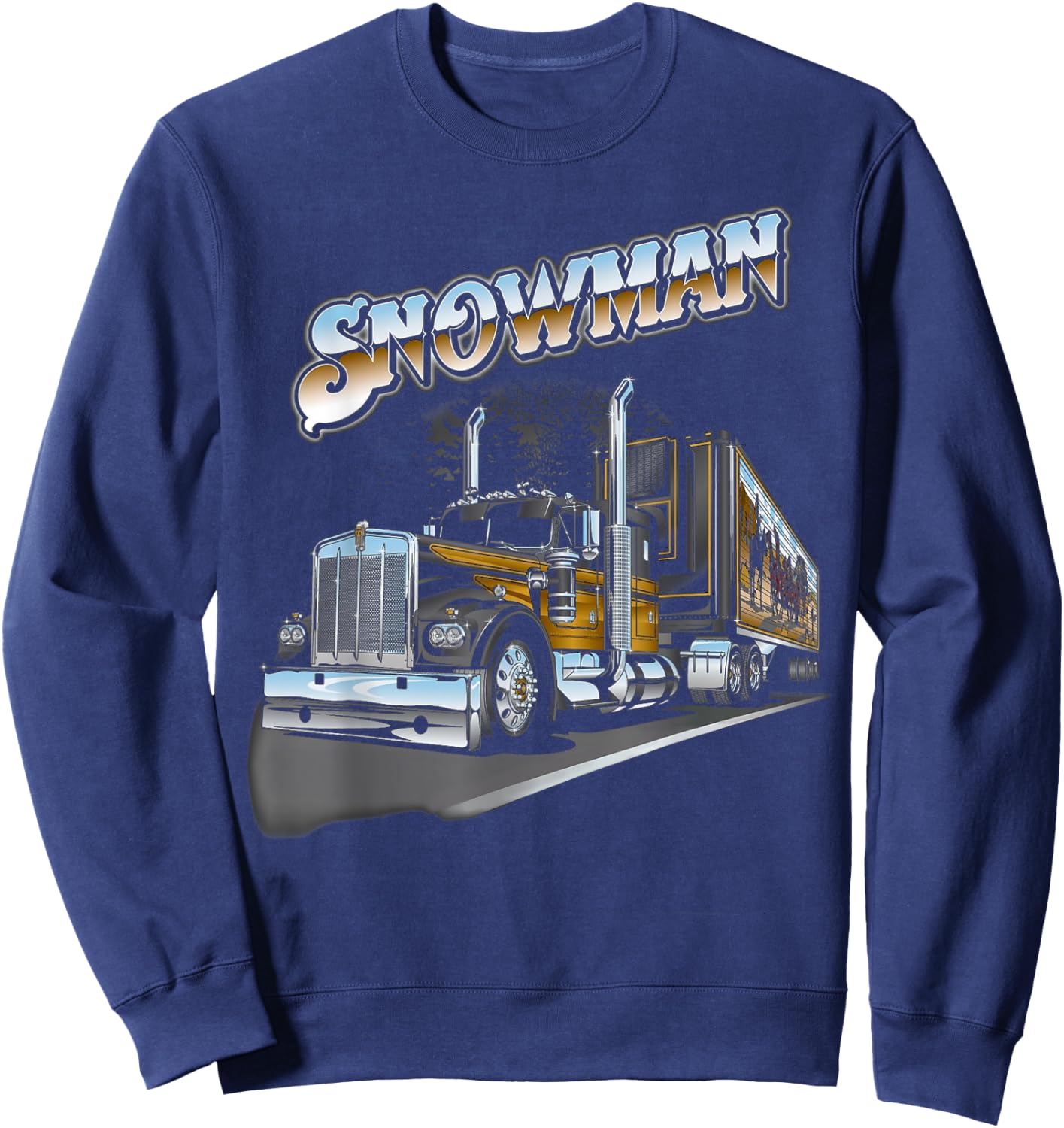 Classic Cars Vintage Trucking Bandit 1977s Outfits American Sweatshirt - Sweatshirt | Navy