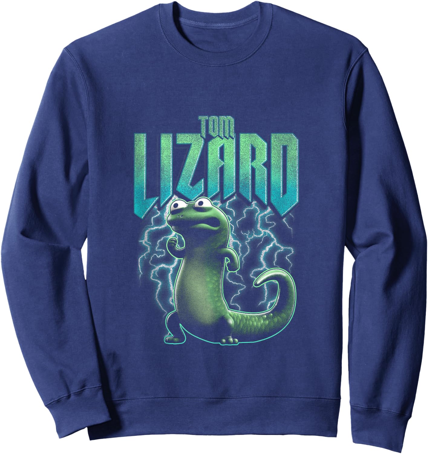 Disney Pixar Hoppers Tom Lizard Cool Distressed Poster Sweatshirt - Sweatshirt | Navy