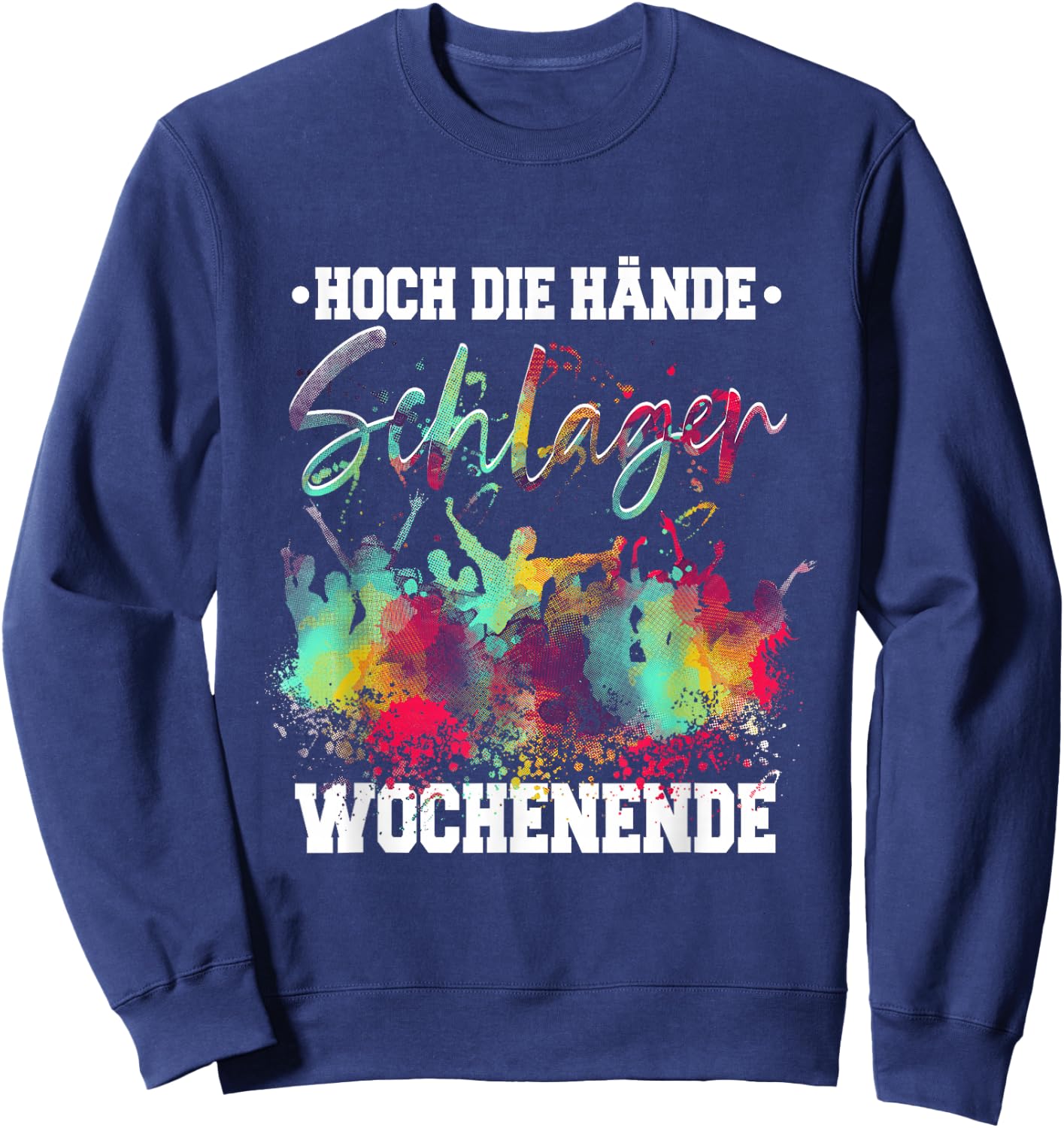 Schlagerparty Schlager , black, s Sweatshirt - Sweatshirt | Navy
