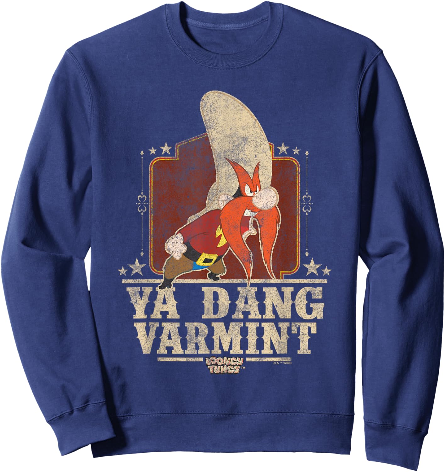 Looney Tunes Yosemite Same Varment Sweatshirt - Sweatshirt | Navy