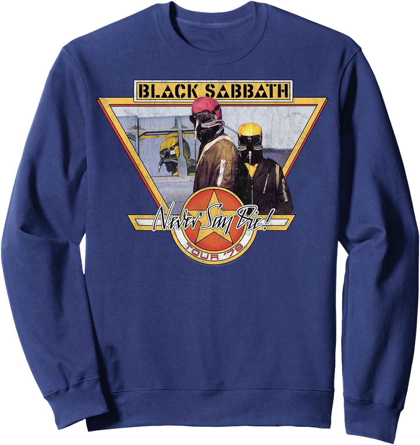 Black Sabbath Never Say Die Sweatshirt - Sweatshirt | Navy