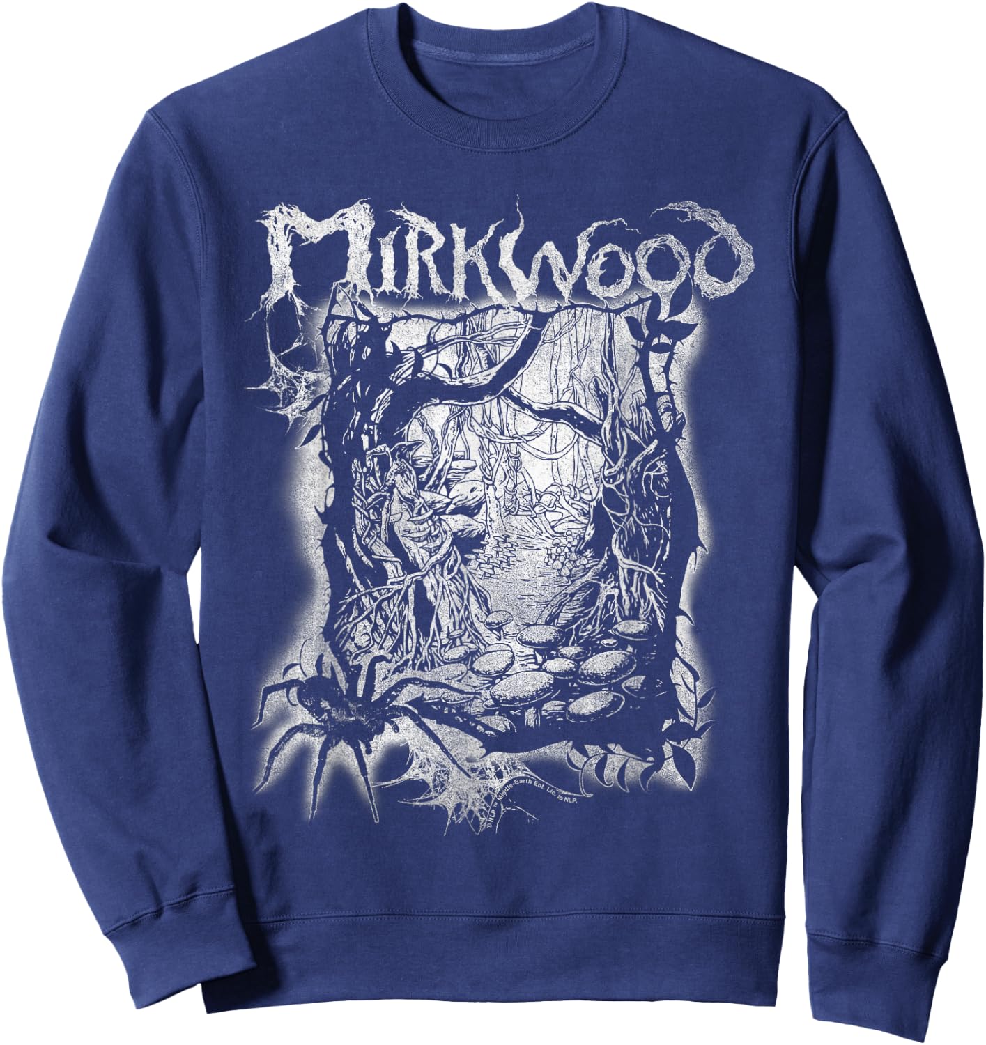 The Hobbit Mirkwood Metal Band Sweatshirt - Sweatshirt | Navy