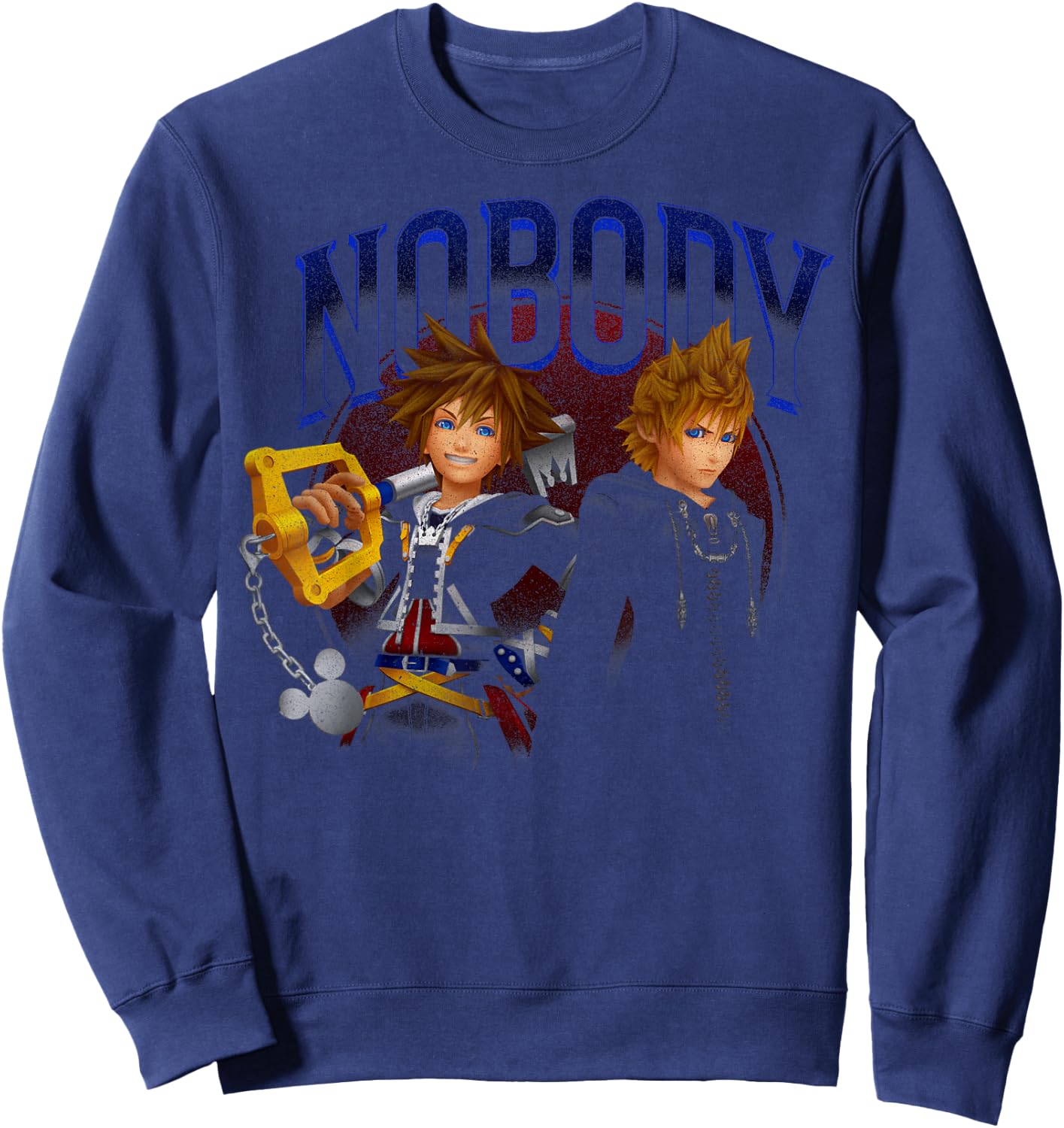 Disney Kingdom Hearts Sora & Roxas Nobody Sweatshirt - Sweatshirt | Navy