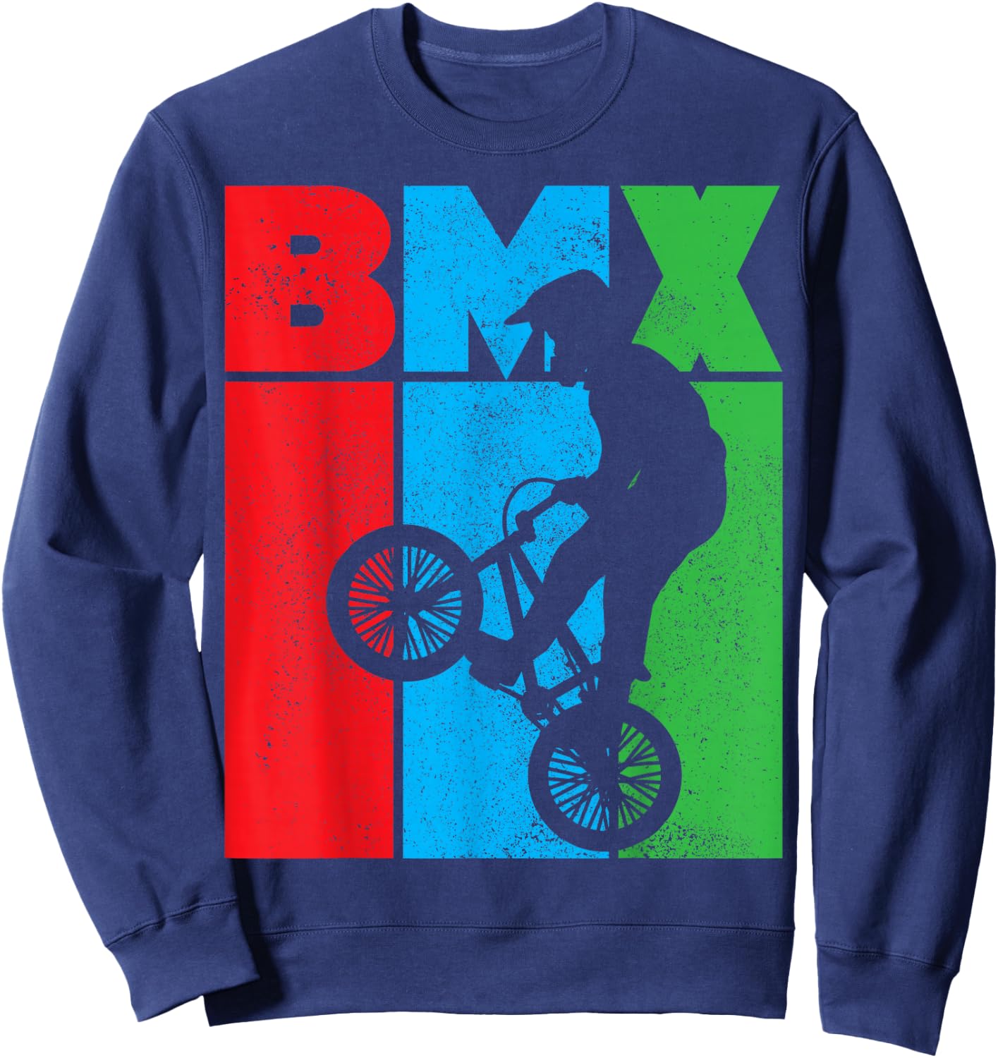 BMX Bike Bicycle BMXer Gift Sweatshirt - Sweatshirt | Navy