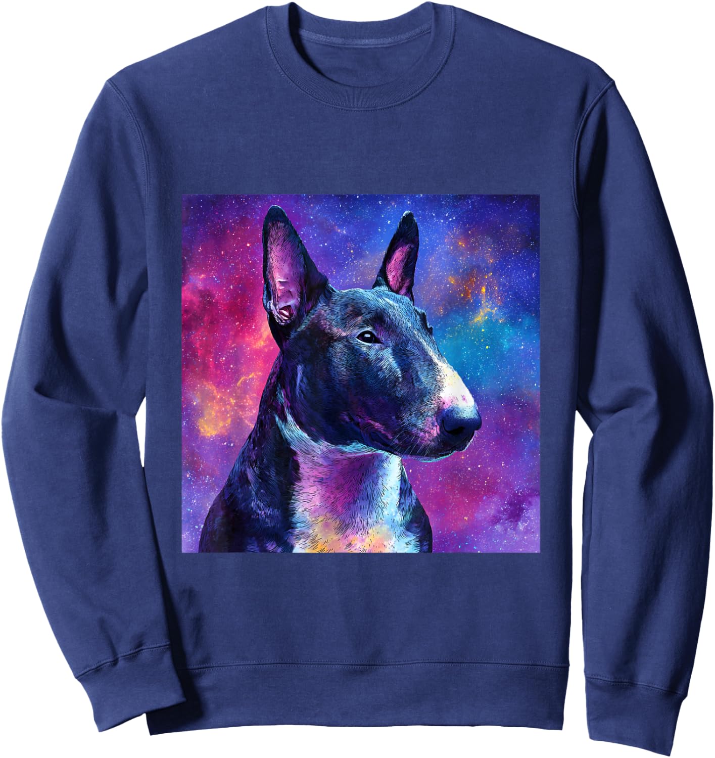 Space Bull Terrier Sweatshirt - Sweatshirt | Navy