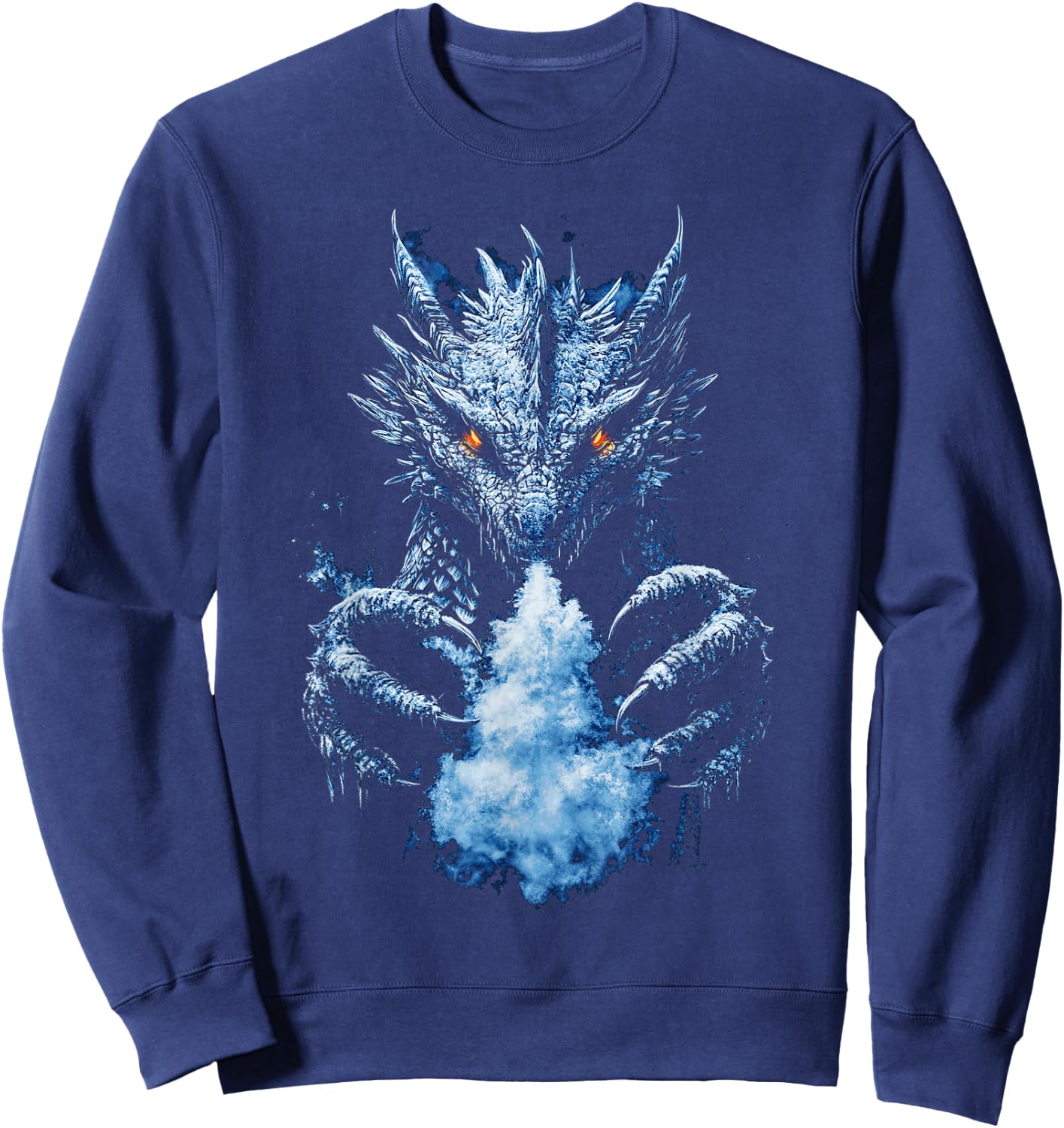 Frost Dragon Ice Dragon Sweatshirt - Sweatshirt | Navy
