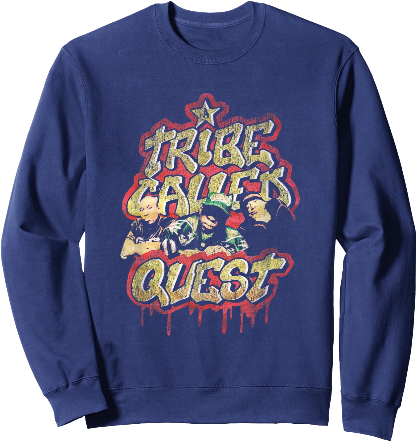A Tribe Called Quest Graffiti Sweatshirt - Sweatshirt | Navy