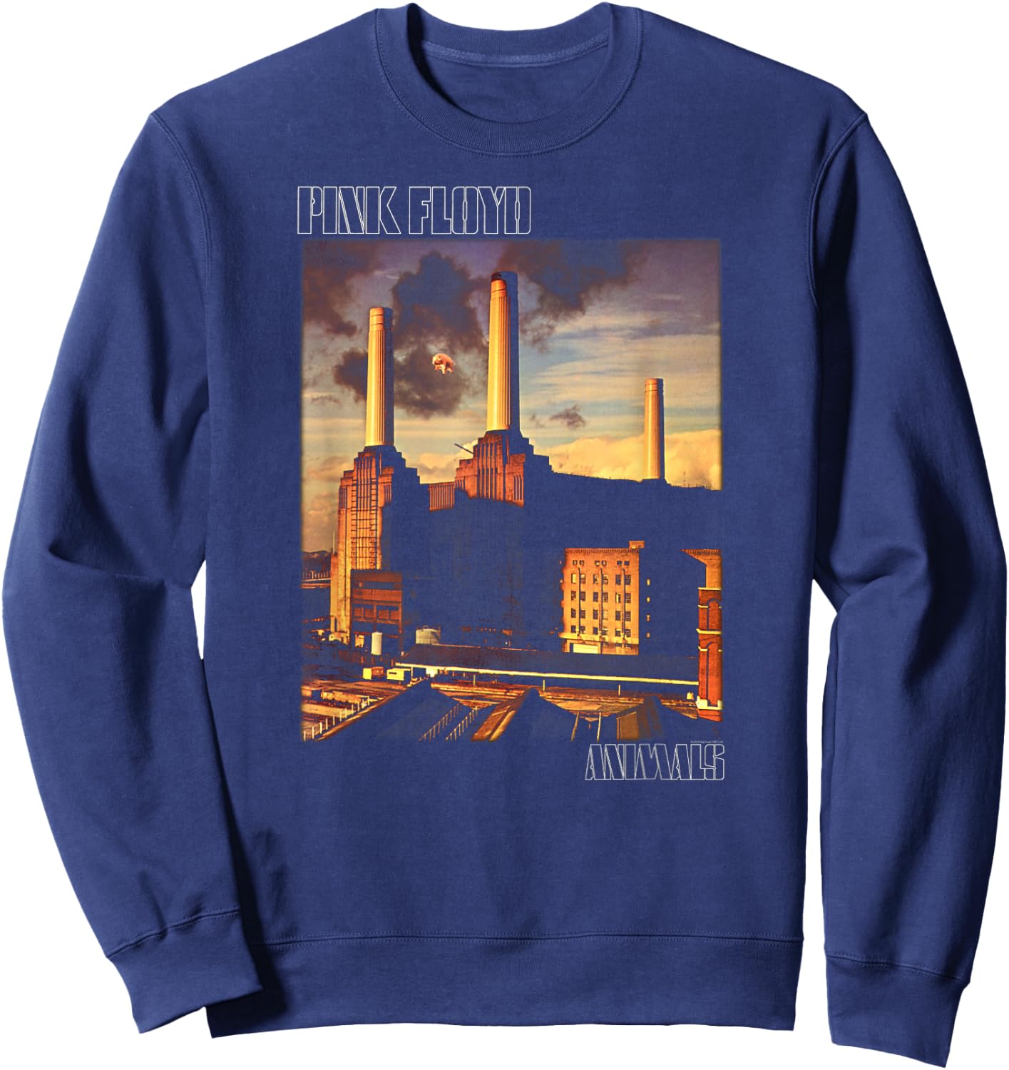 Offizielles Pink Floyd Animals Rock Band Sweatshirt - Sweatshirt | Navy