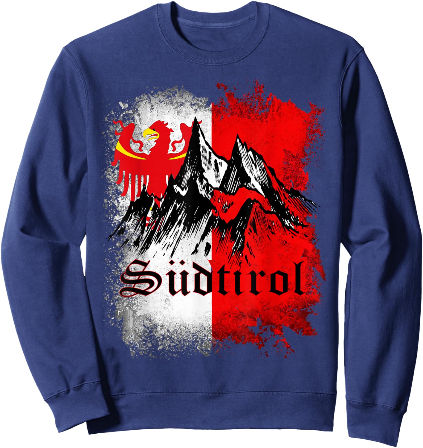 Südtirol Shirt Südtiroler Berge Südtirol Herren Damen Kinder Sweatshirt - Sweatshirt | Navy