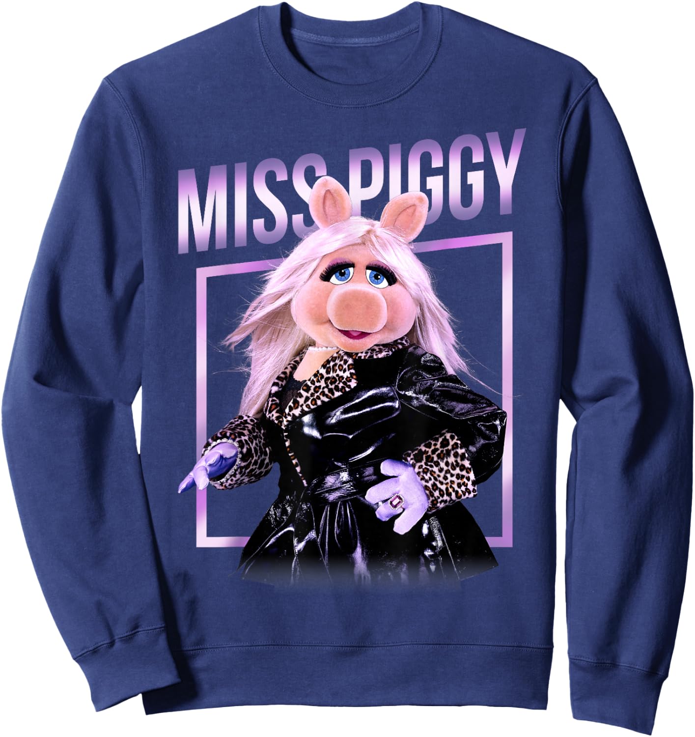 Disney The Muppets Missy Piggy Framed Sweatshirt - Sweatshirt | Navy
