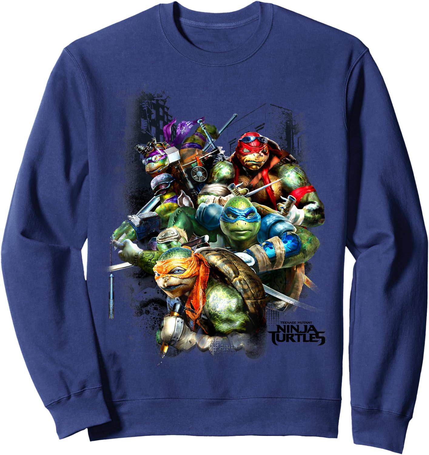 Teenage Mutant Ninja Turtle Movie Graphic Sweatshirt - Sweatshirt | Navy