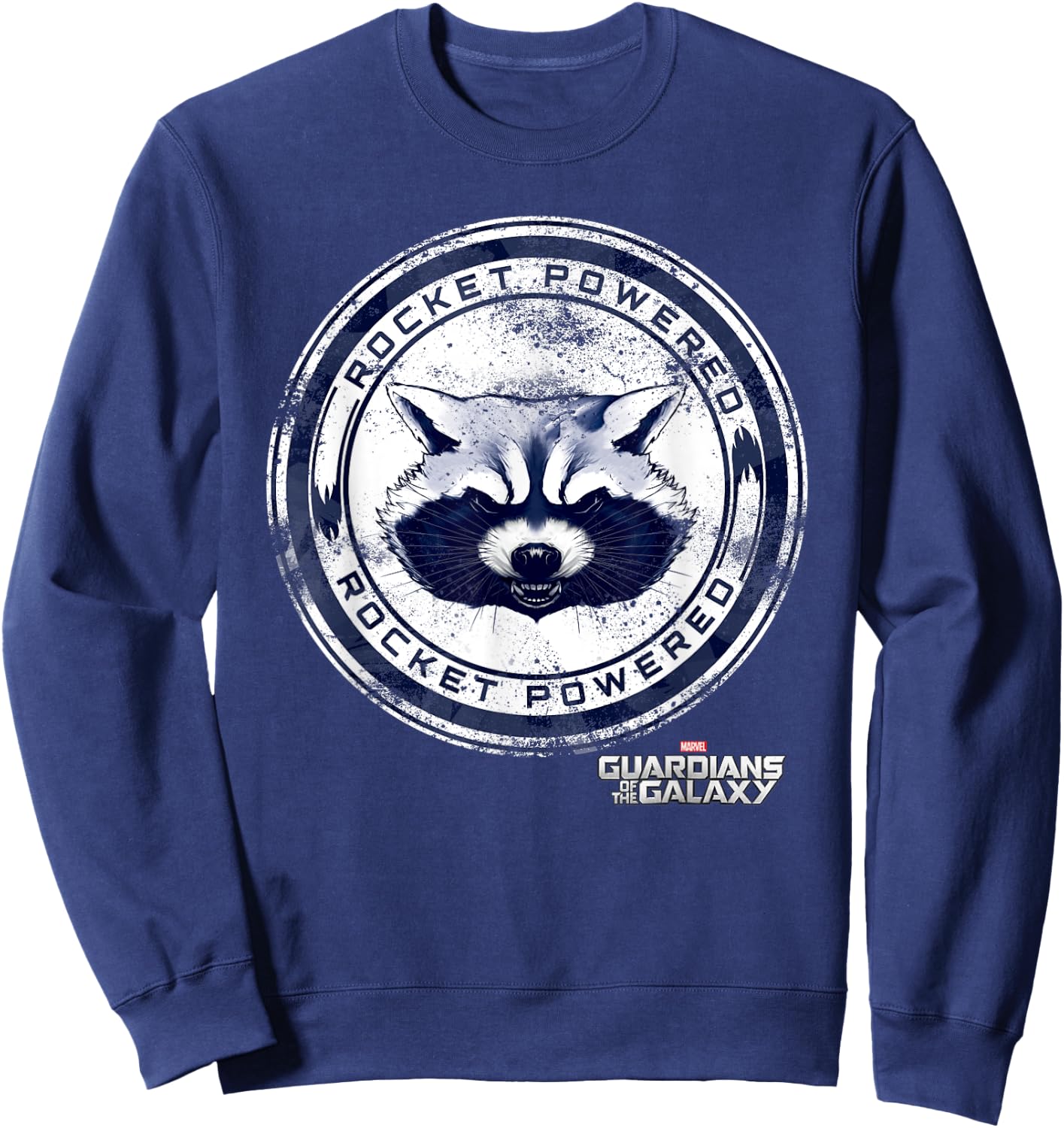 Guardians Of The Galaxy Rocket Powered Sweatshirt - Sweatshirt | Navy