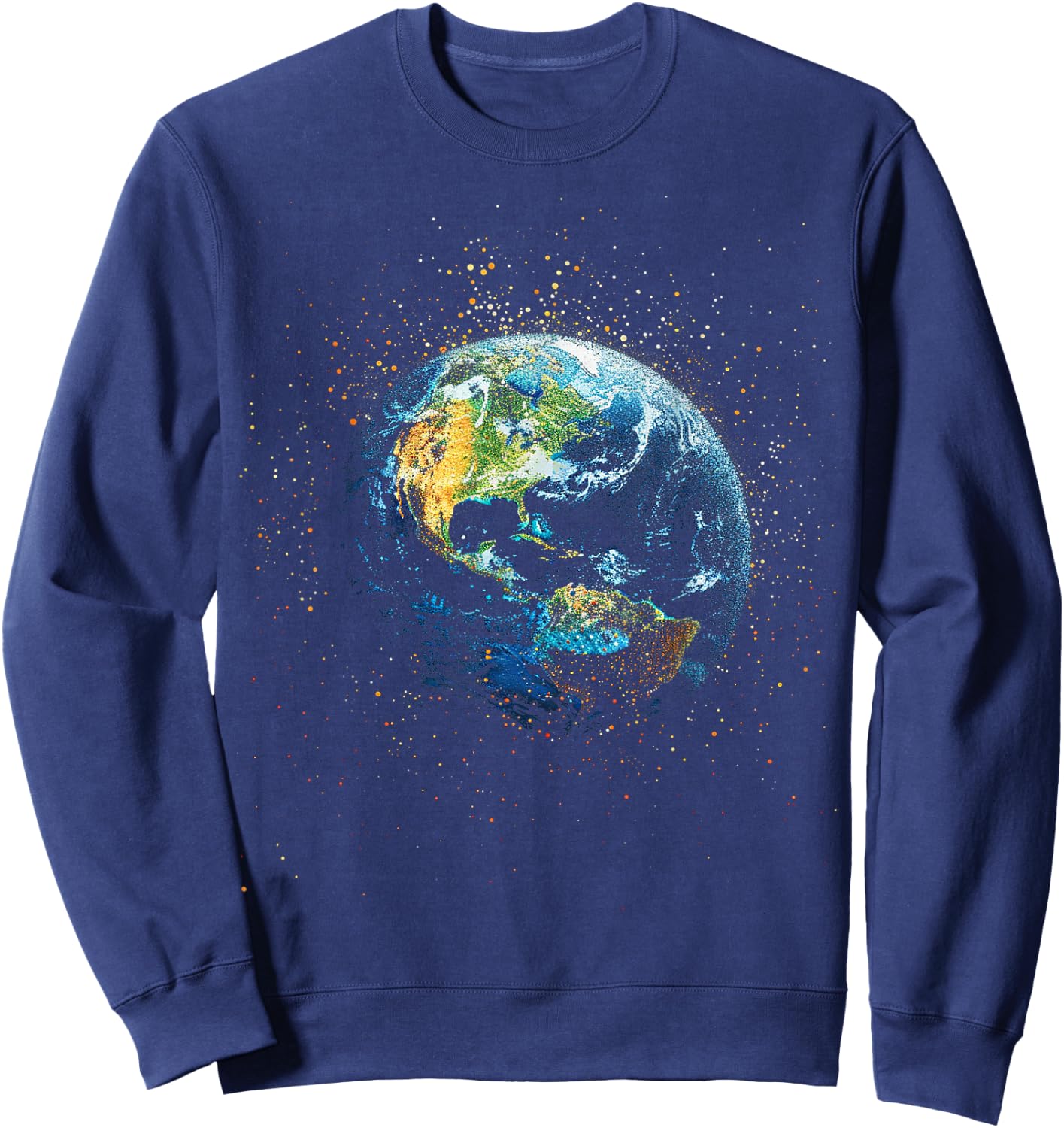 Earth Pointillism Sweatshirt - Sweatshirt | Navy