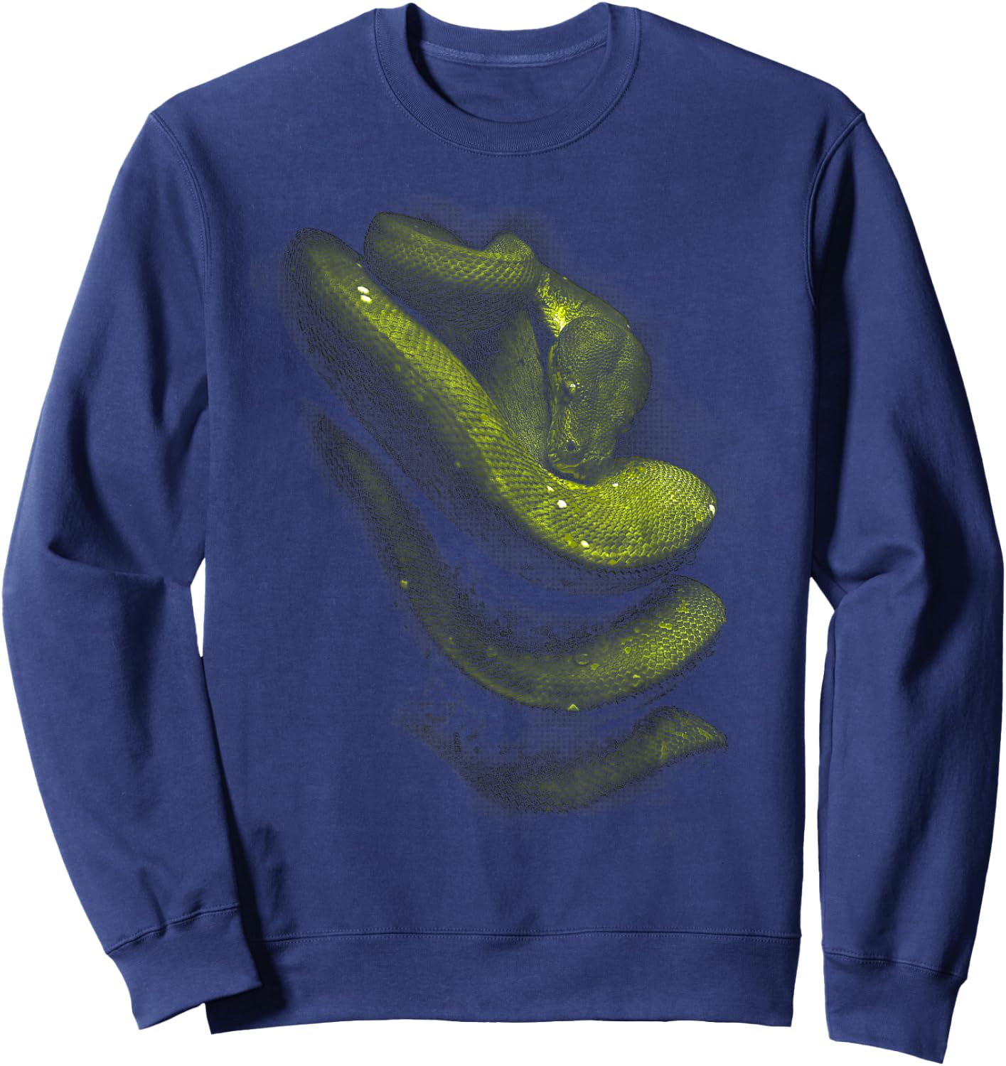Green Tree Python Snake Owner Streetwear Reptile Keeper Sweatshirt - Sweatshirt | Navy