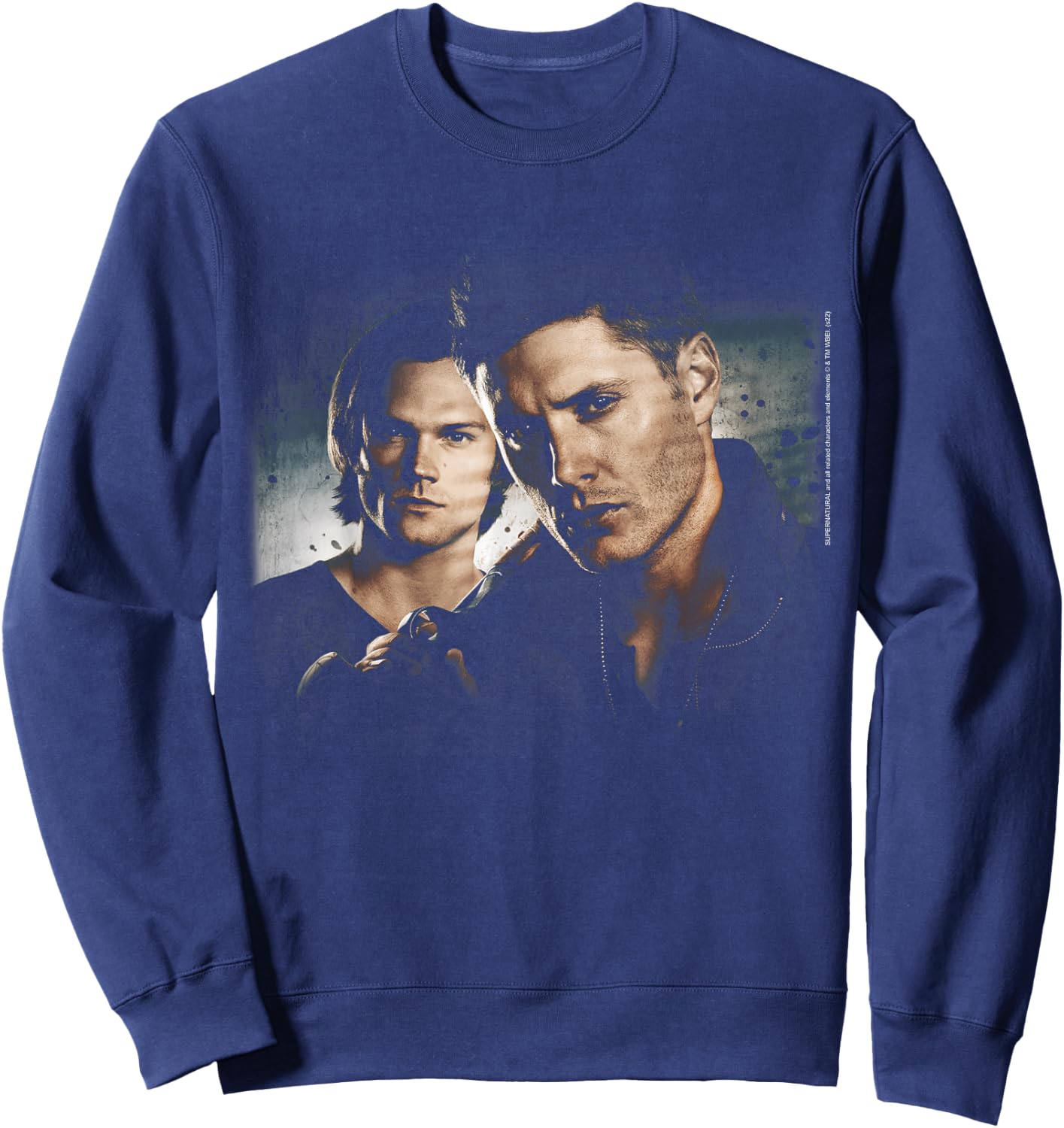 Supernatural Sam and Dean Poster Sweatshirt - Sweatshirt | Navy