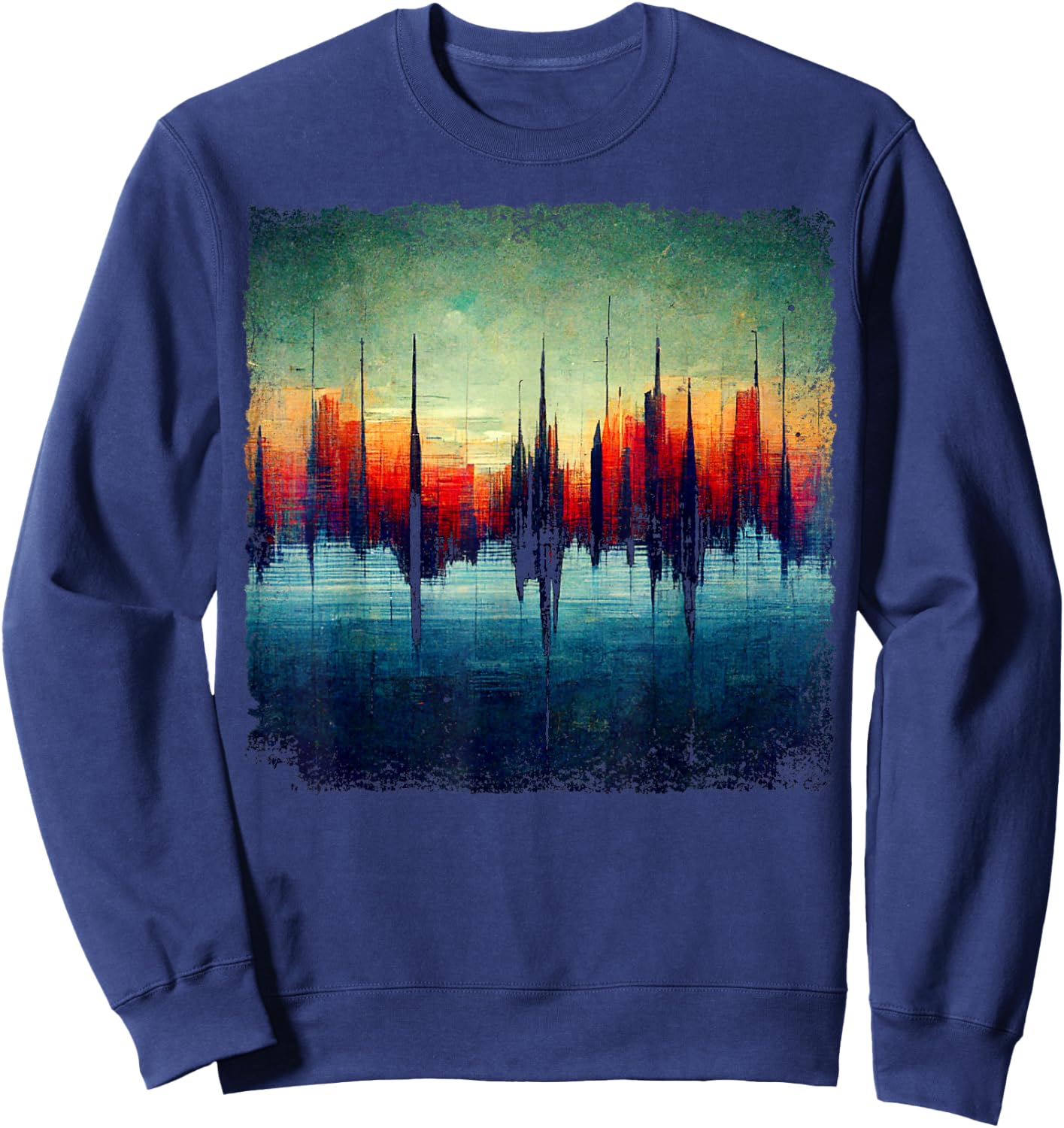 Soundwave Shirt Recording Studio Producer Sound Engineer Sweatshirt - Sweatshirt | Navy
