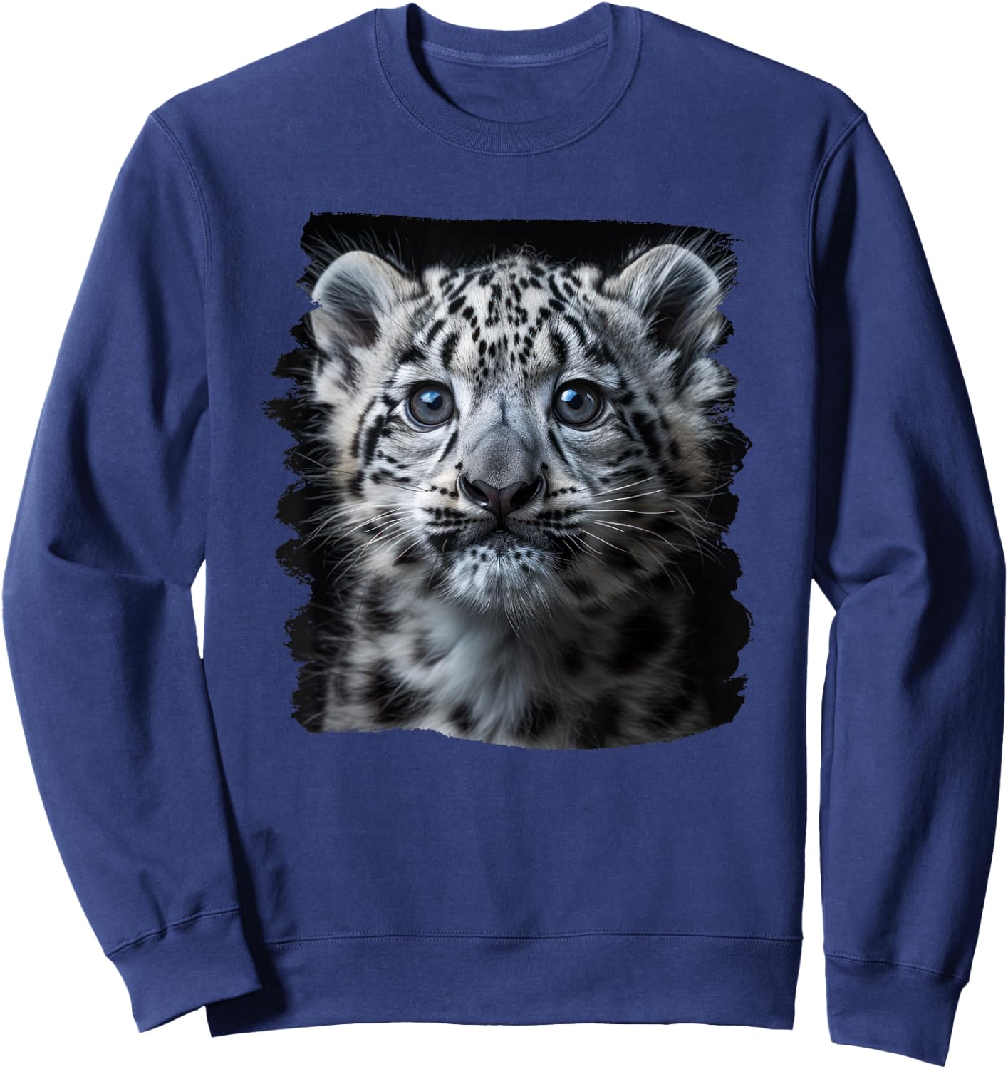 Snow Leopards Lovers Snow Leopard Sweatshirt - Sweatshirt | Navy