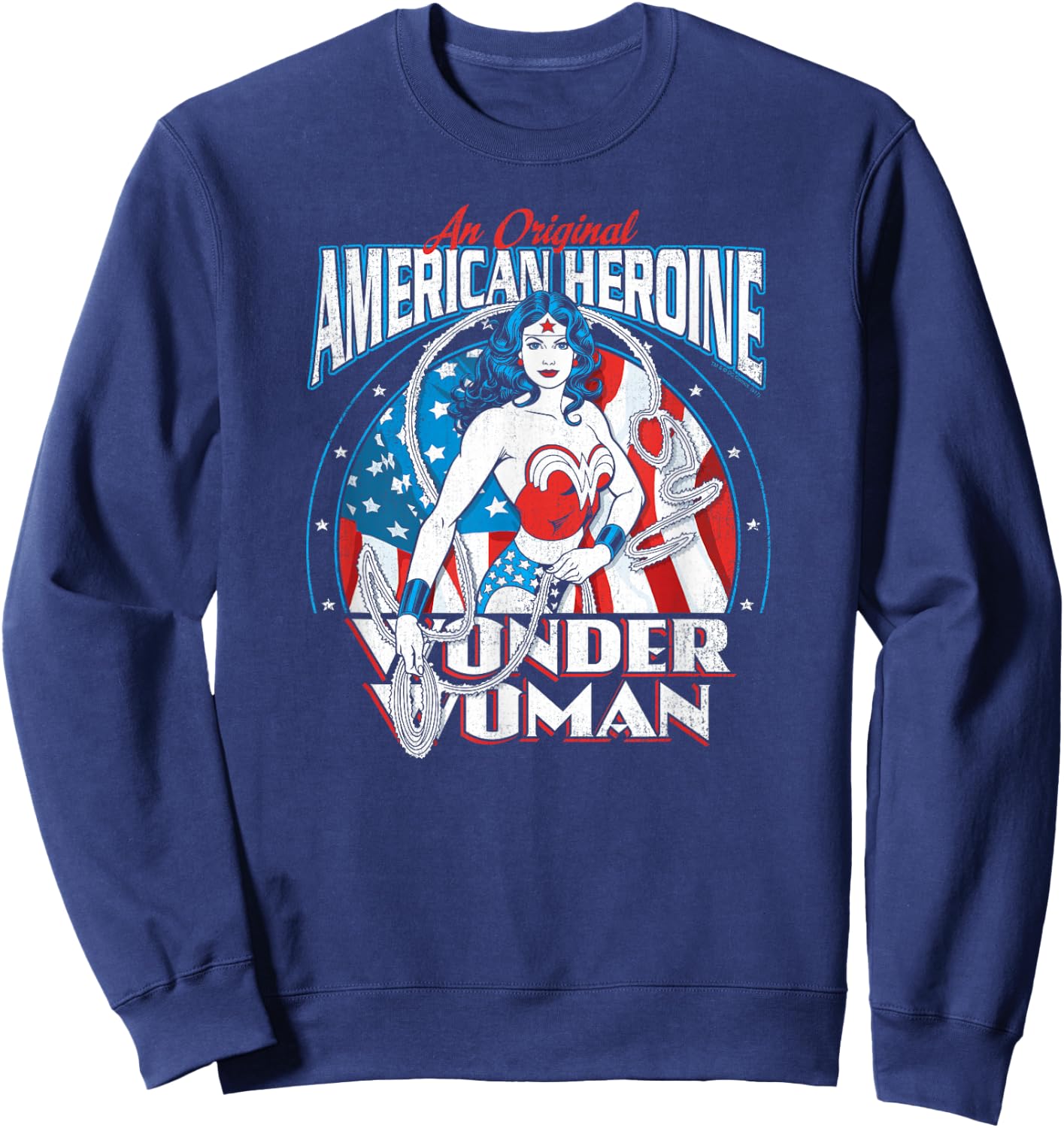 Wonder Woman American Heroine Sweatshirt - Sweatshirt | Navy