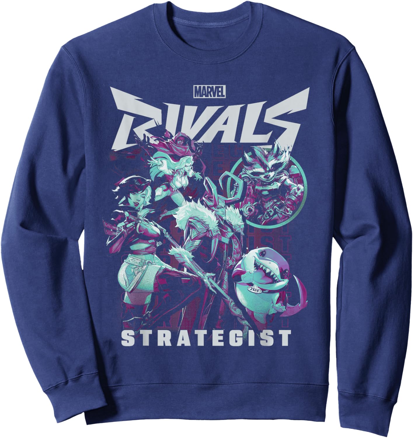 Marvel Rivals Strategist Trend Sweatshirt - Sweatshirt | Navy