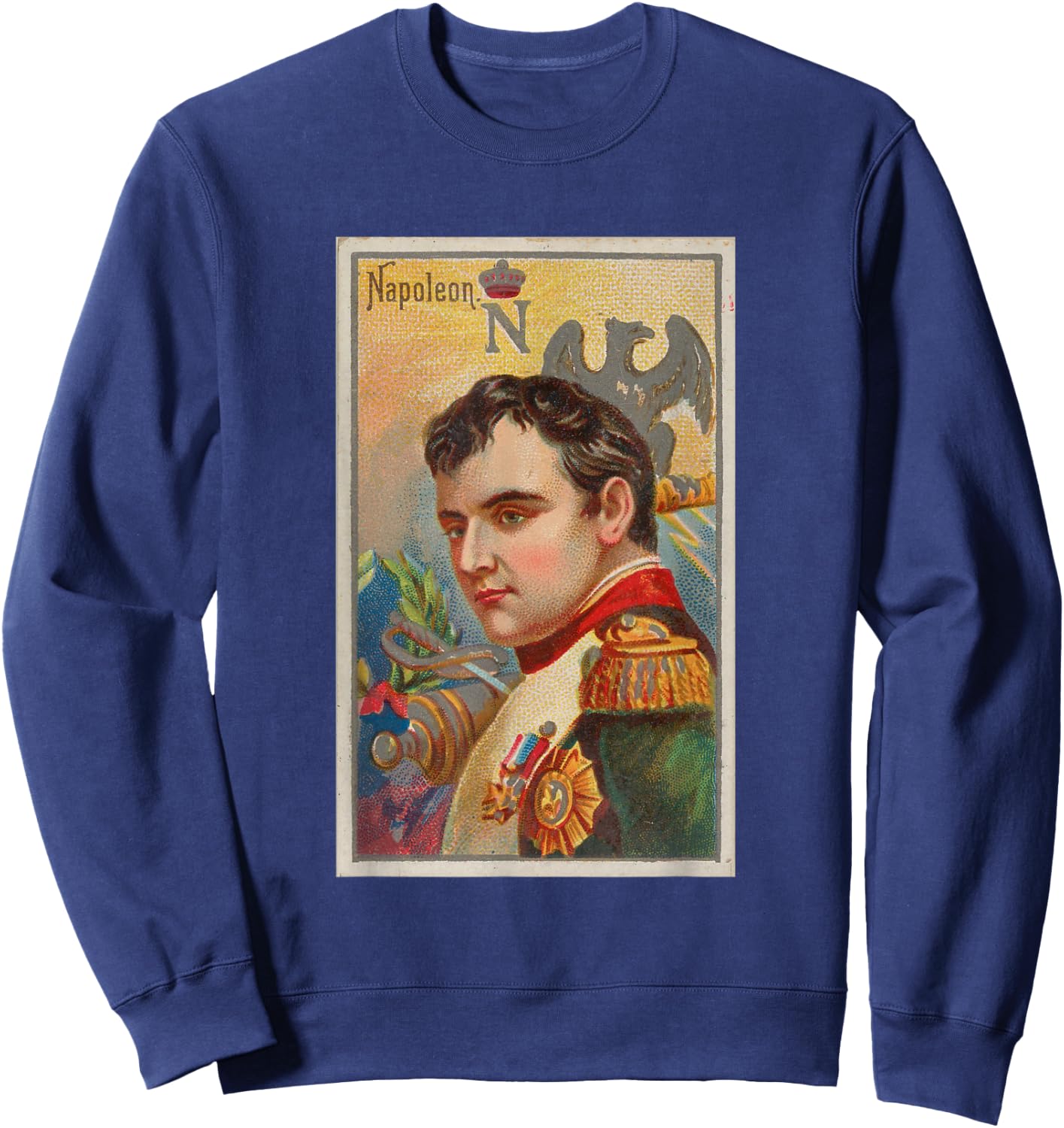 Napoleon Bonaparte Portrait T Shirt Sweatshirt - Sweatshirt | Navy