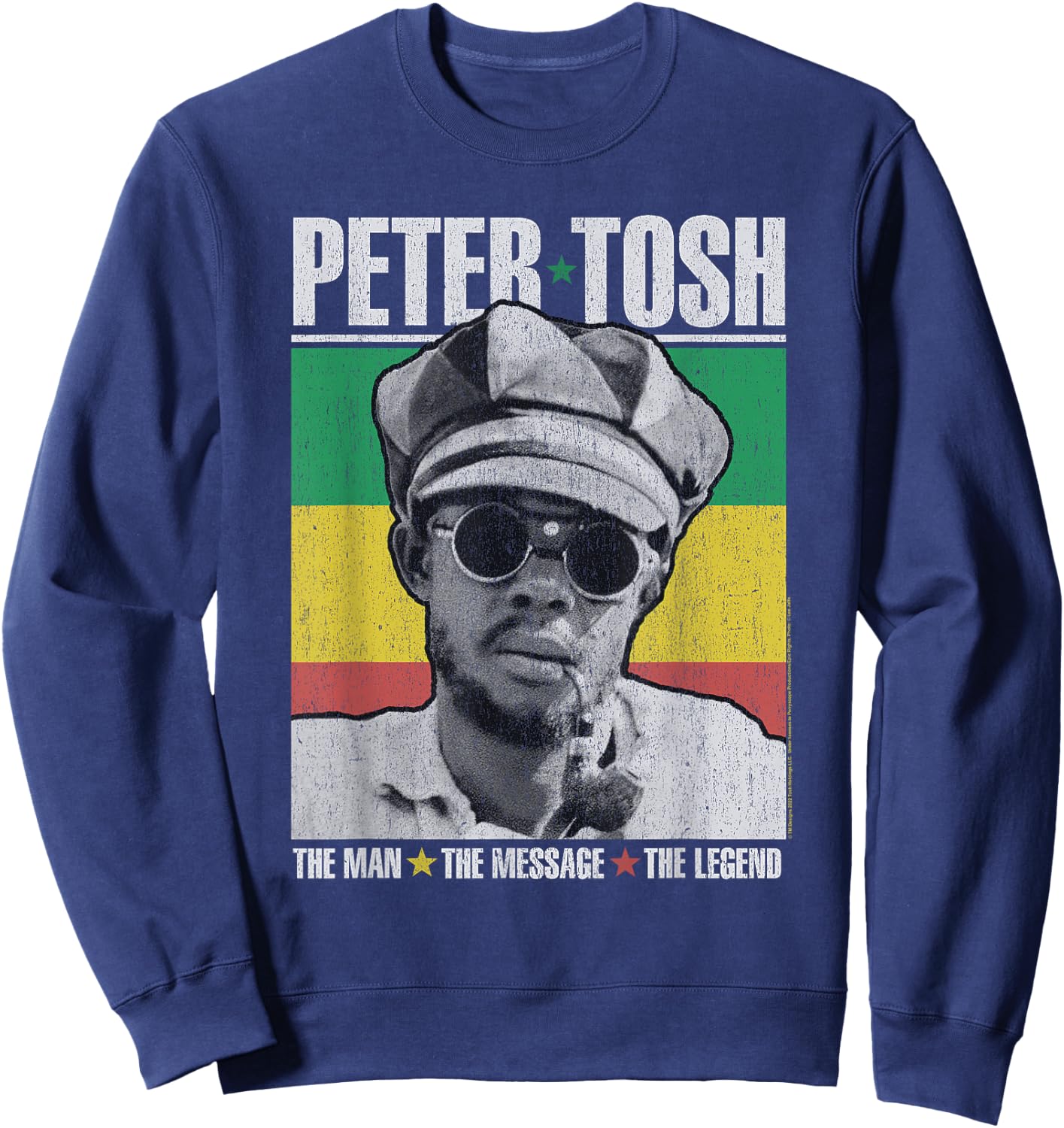 Peter Tosh Sun Glasses Sweatshirt - Sweatshirt | Navy