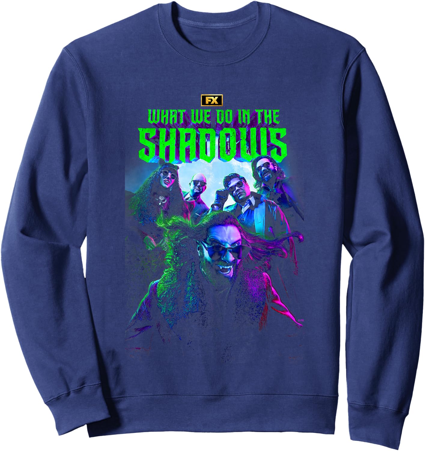 What We Do In The Shadows Vampire Cast Sweatshirt - Sweatshirt | Navy