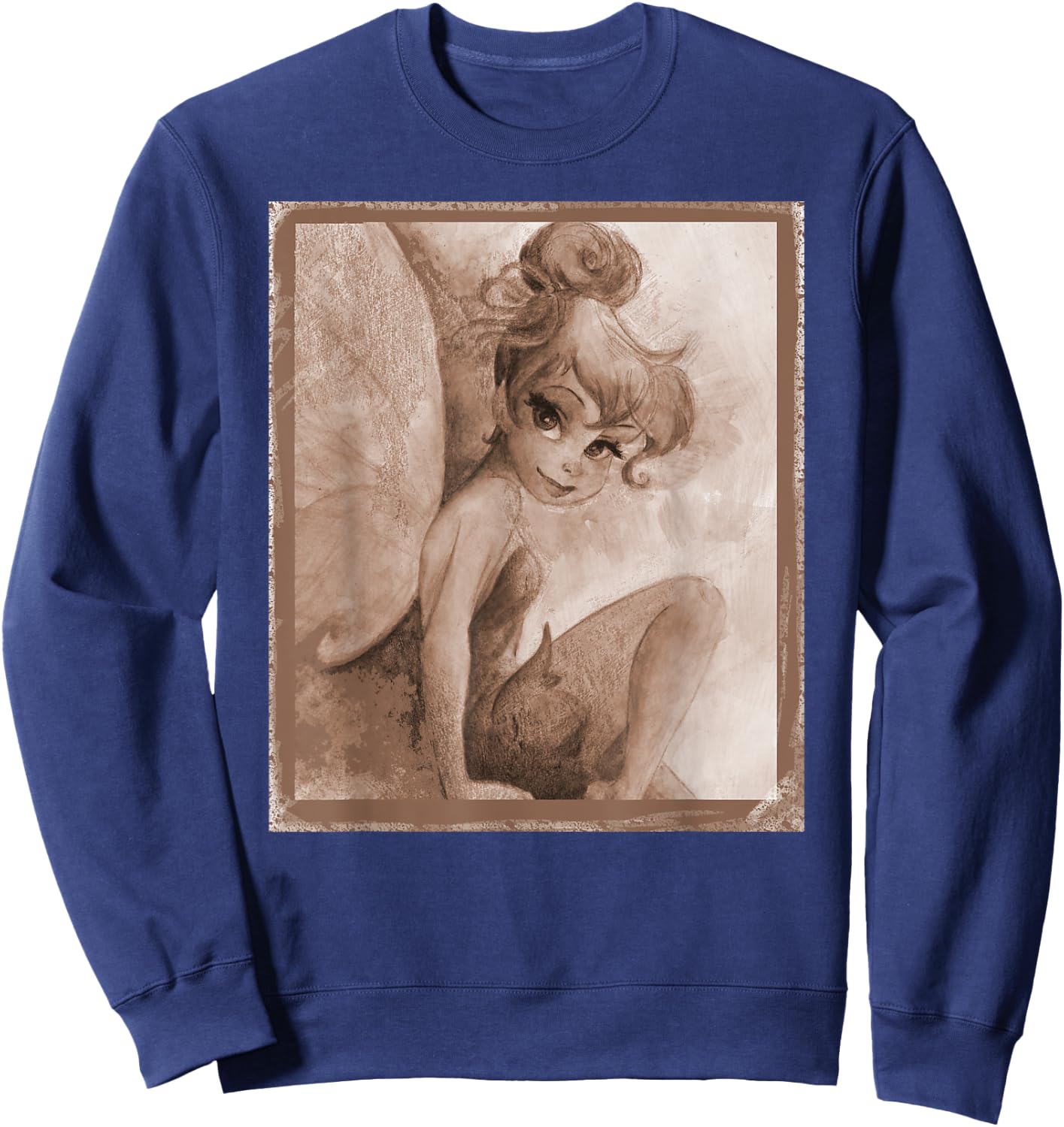 Tinkerbell Nostalgie Kunstwerk Sweatshirt - Sweatshirt | Navy