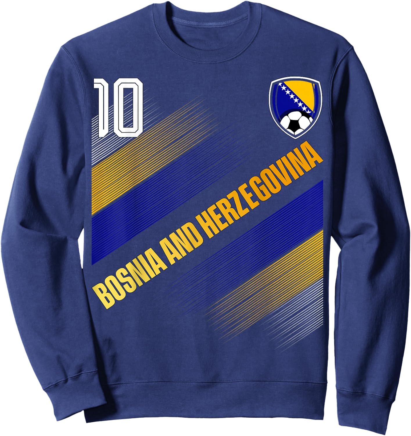 Bosnia and Herzegovina Flag Bosnian Pride Lovers Sweatshirt - Sweatshirt | Navy