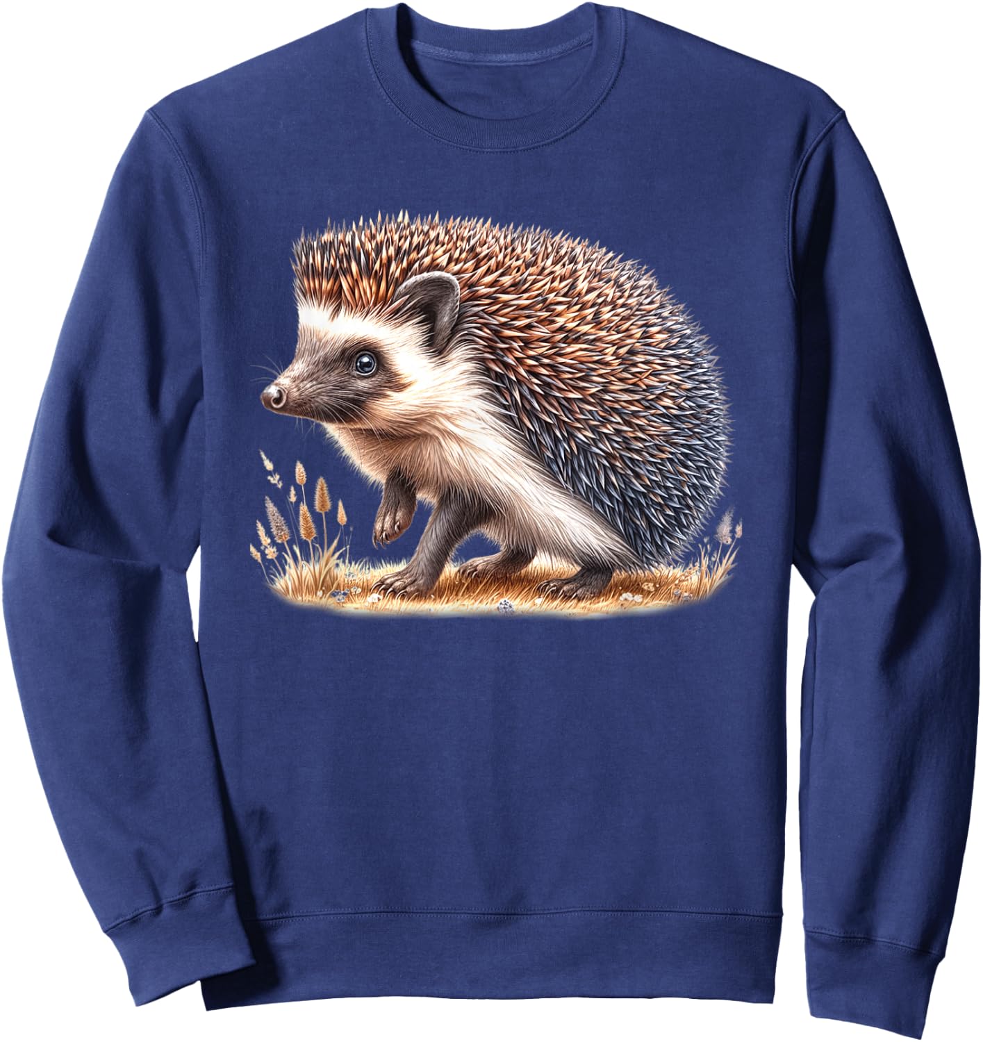 Hedgehog , Black, S Sweatshirt - Sweatshirt | Navy