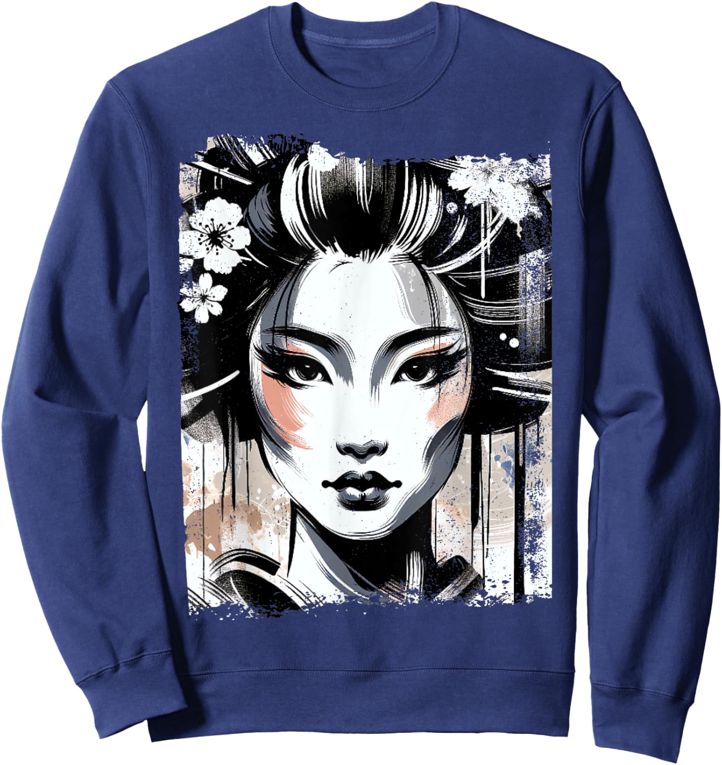 Geisha Vintage Sweatshirt - Sweatshirt | Navy