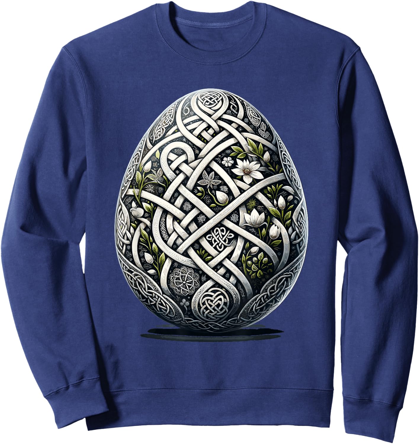 Easter Ostara Eostre Pagan Witchcraft Spring Moon Sweatshirt - Sweatshirt | Navy