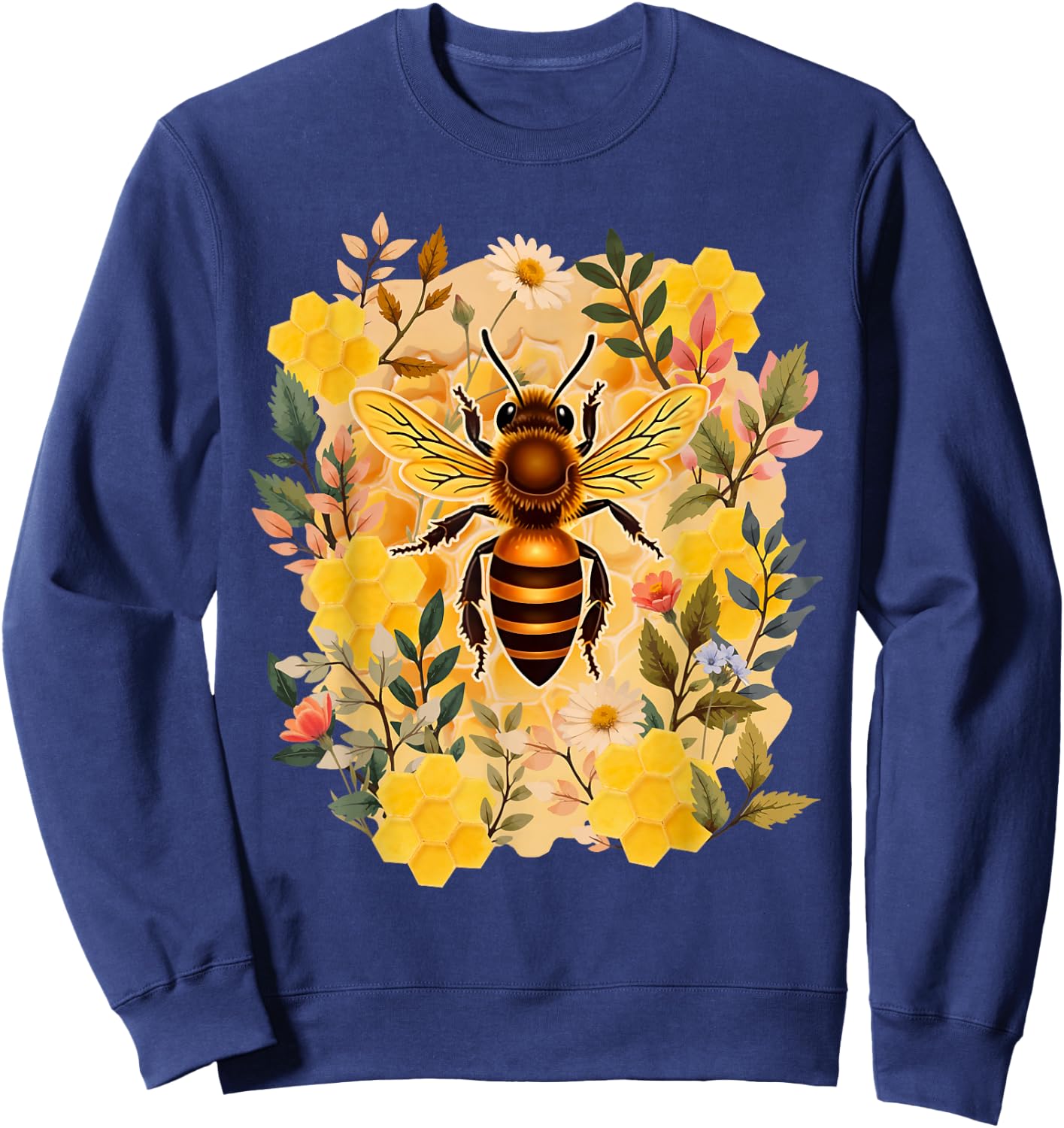 Beekeeper Beekeeper Bees Flowers & Wax Beekeeping , Black, S Sweatshirt - Sweatshirt | Navy