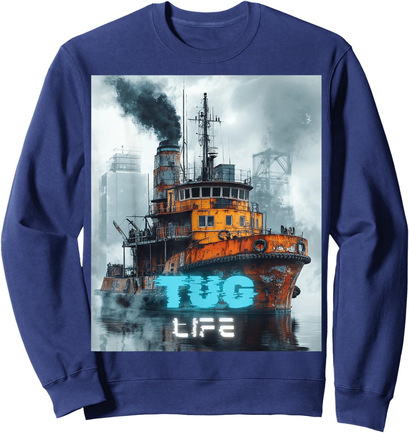 Tug Life 2 Sweatshirt - Sweatshirt | Navy
