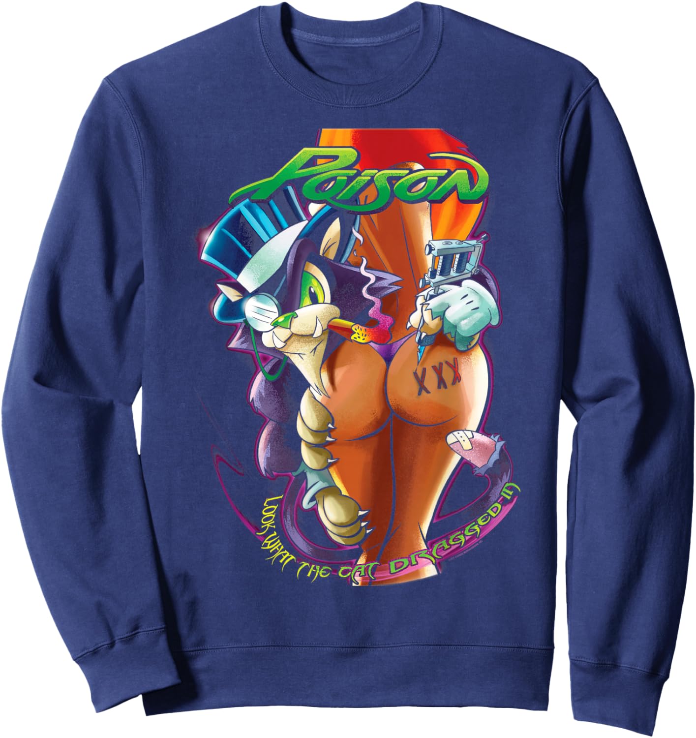 Poison - Tattoo Artist Sweatshirt - Sweatshirt | Navy