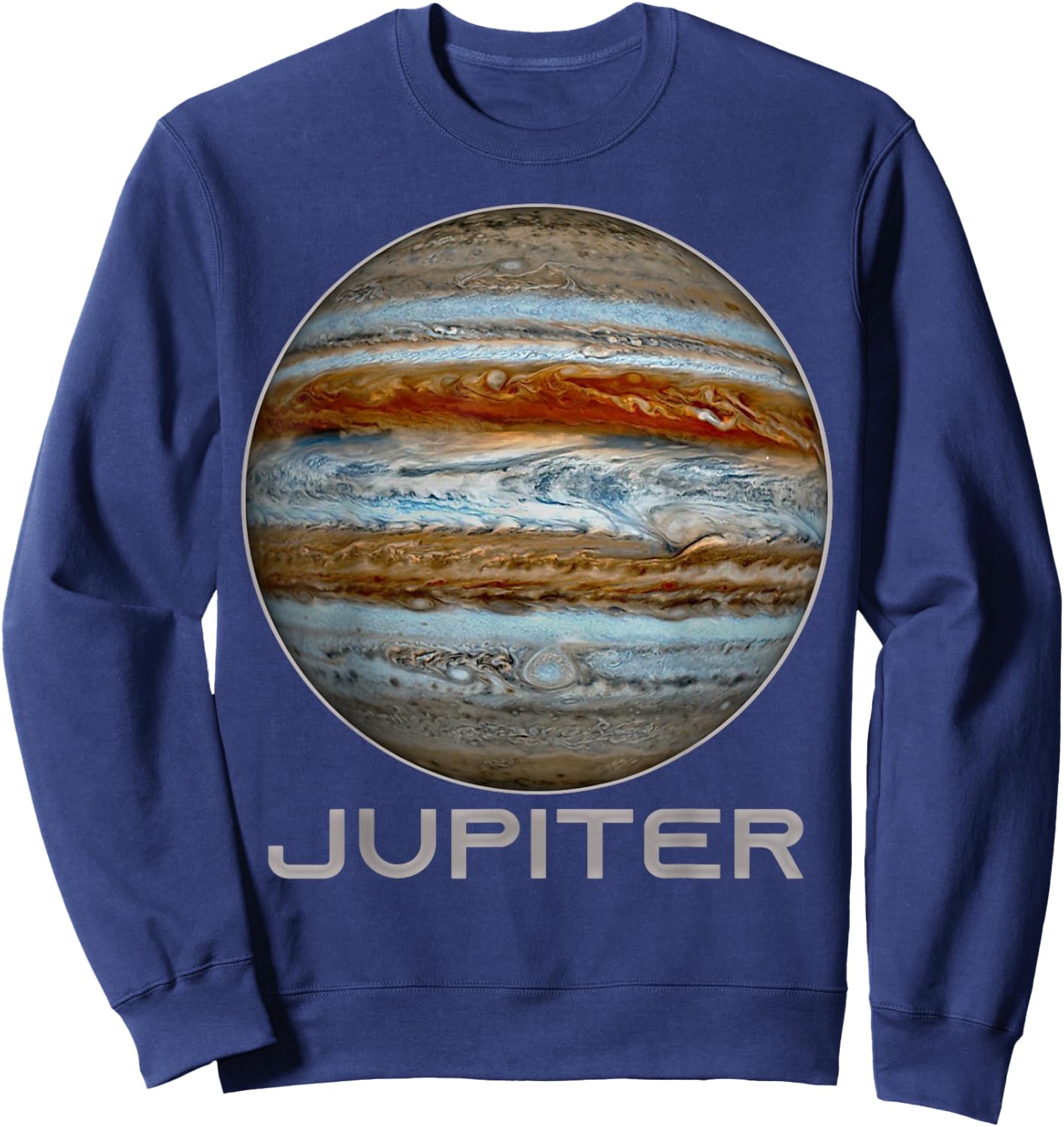 Jupiter Shirt, Sonnensystem Planet Damen Herren Kinder Sweatshirt - Sweatshirt | Navy