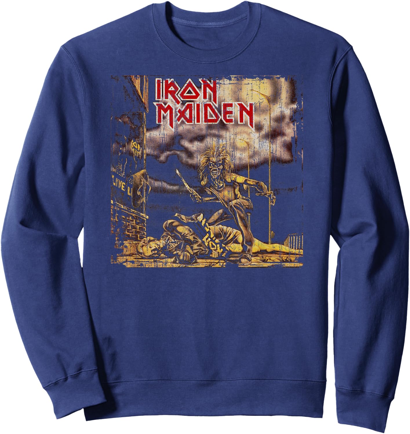 Iron Maiden - Sanctuary Sweatshirt - Sweatshirt | Navy