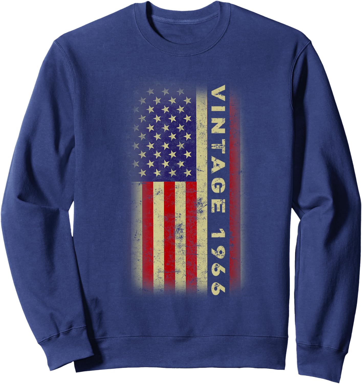 Vintage 1966 Cool 59 Year Old Bday Men Women 59th Birthday Sweatshirt - Sweatshirt | Navy
