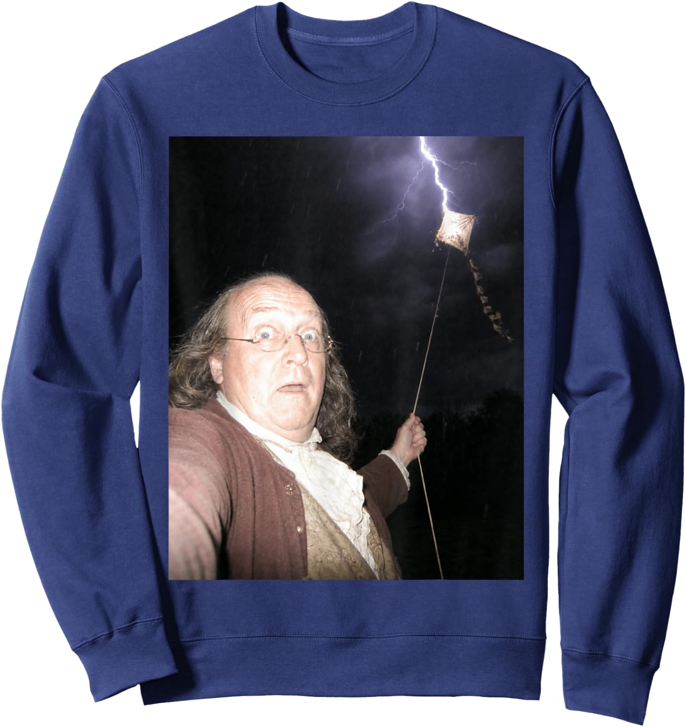 Ben Franklin Sweatshirt - Sweatshirt | Navy