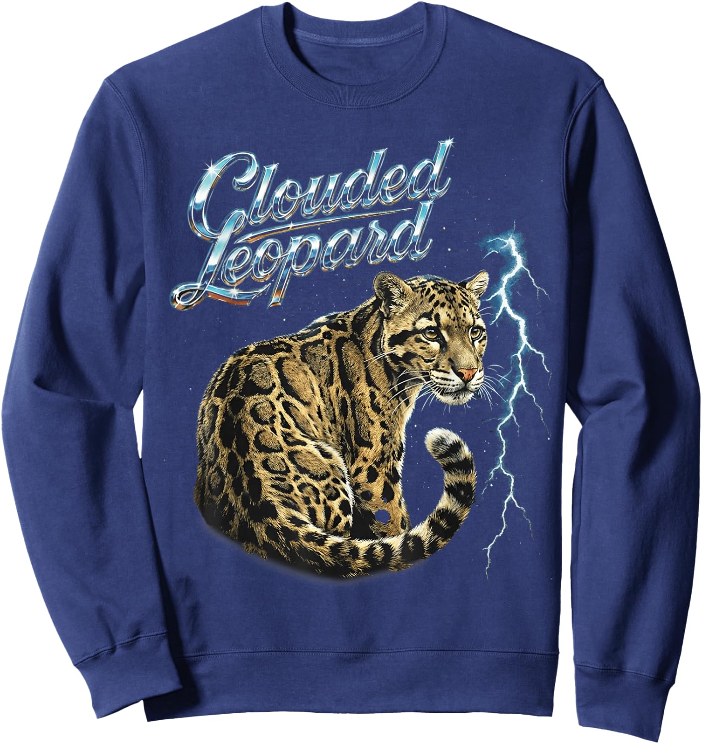 Clouded Leopard Sweatshirt - Sweatshirt | Navy