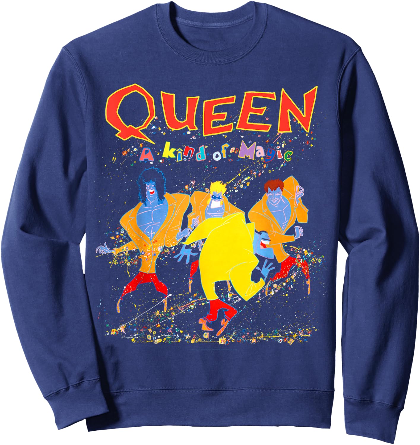 Queen Official Art Of Magic , black Sweatshirt - Sweatshirt | Navy