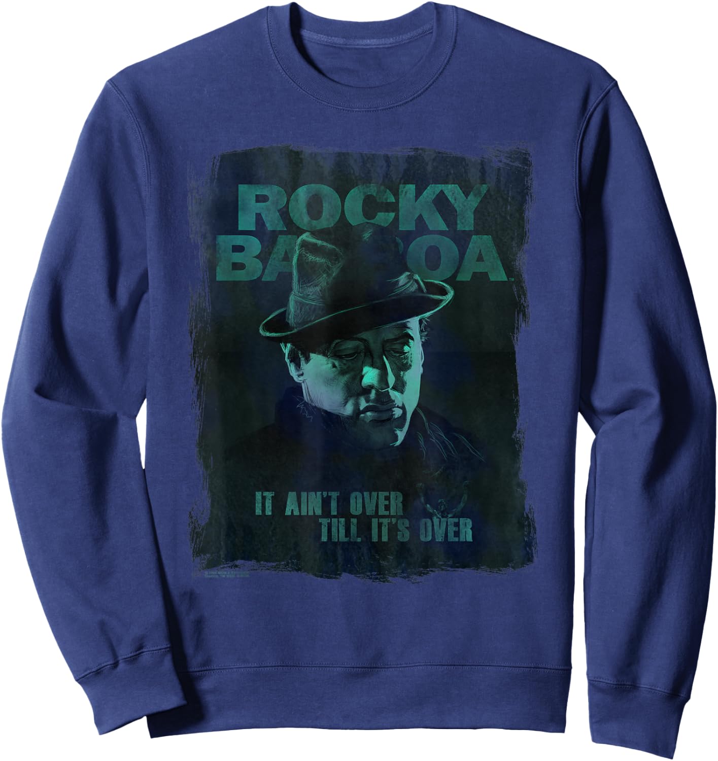Rocky Balboa It Ain't Over Till It's Over Sweatshirt - Sweatshirt | Navy