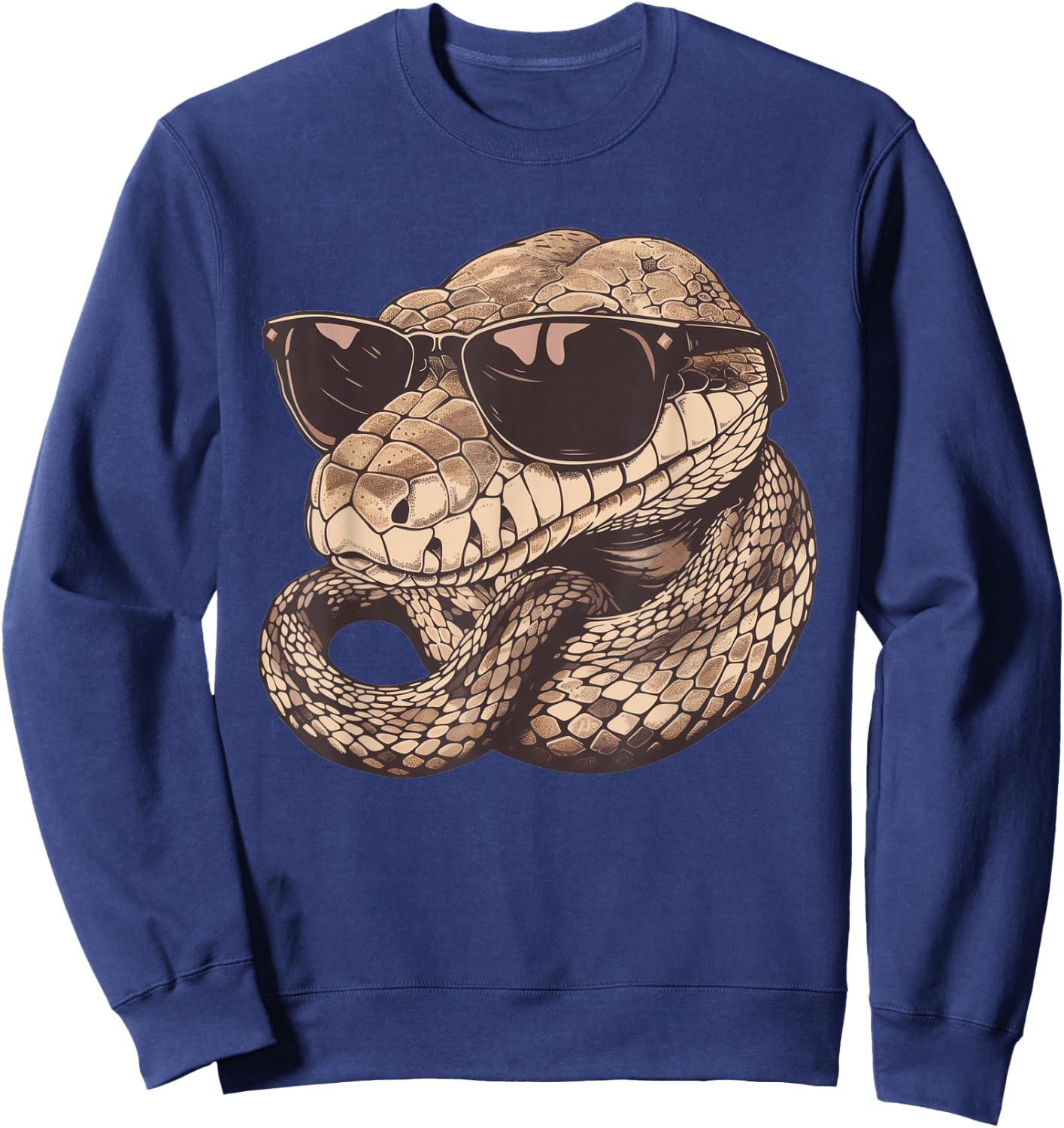Boa Constrictor With Sunglasses Sweatshirt - Sweatshirt | Navy