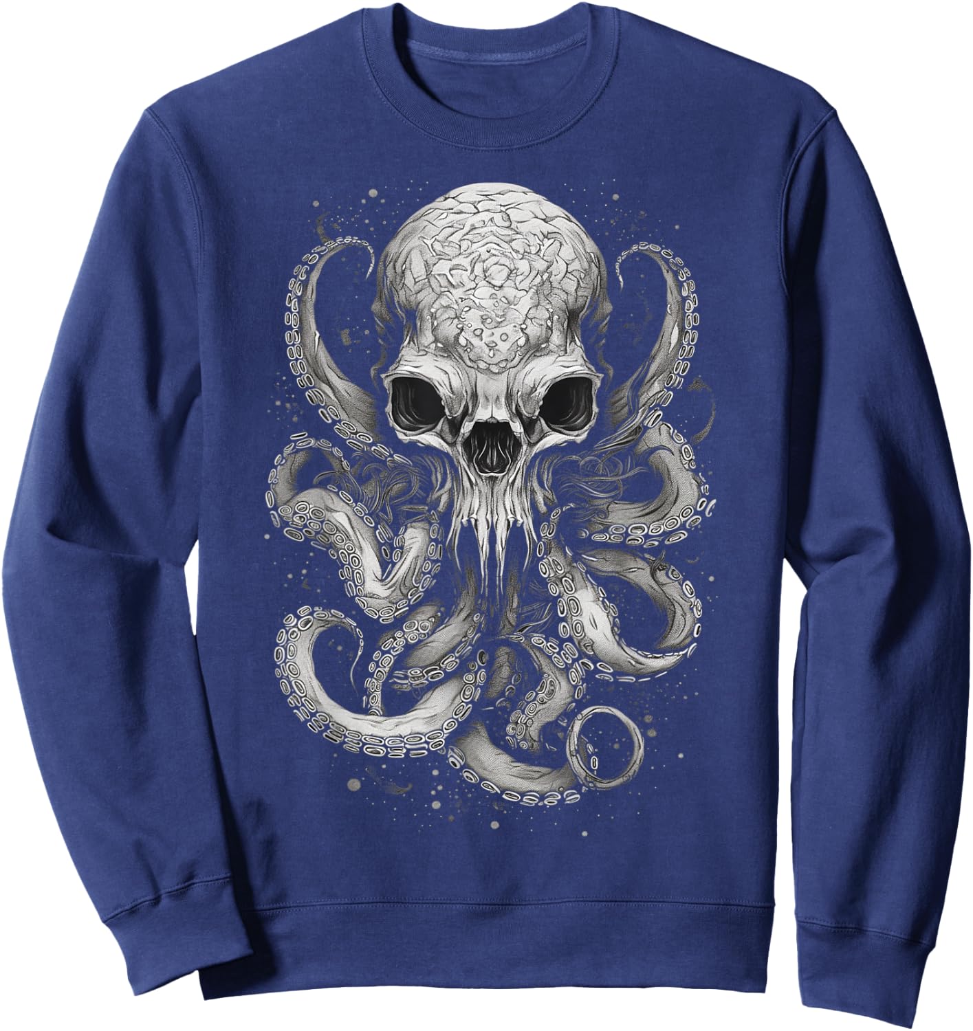 Cool Octopus Skull Monster Krakens Cthulhus Boys Sweatshirt - Sweatshirt | Navy