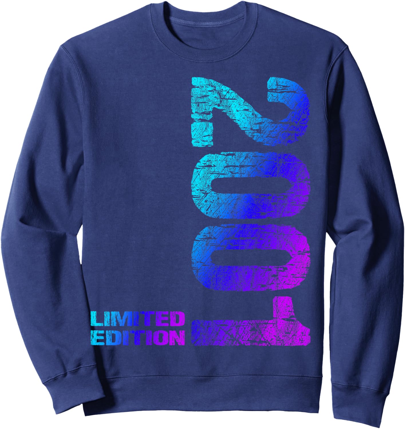 25. Geburtstag 2001 Limited Edition Mann Frau Sweatshirt - Sweatshirt | Navy