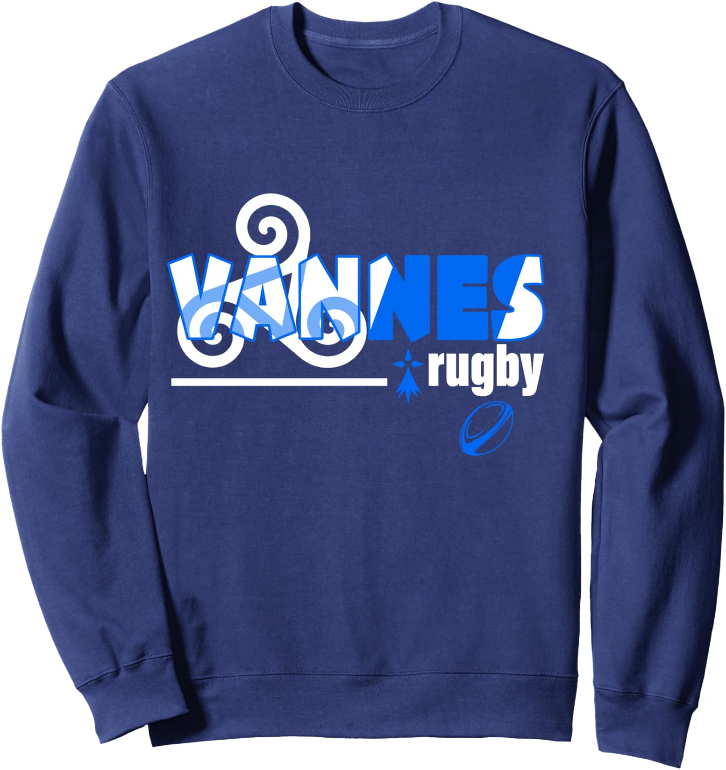 Rugby Valves Support RCV Men Women Children , Black, S Sweatshirt - Sweatshirt | Navy