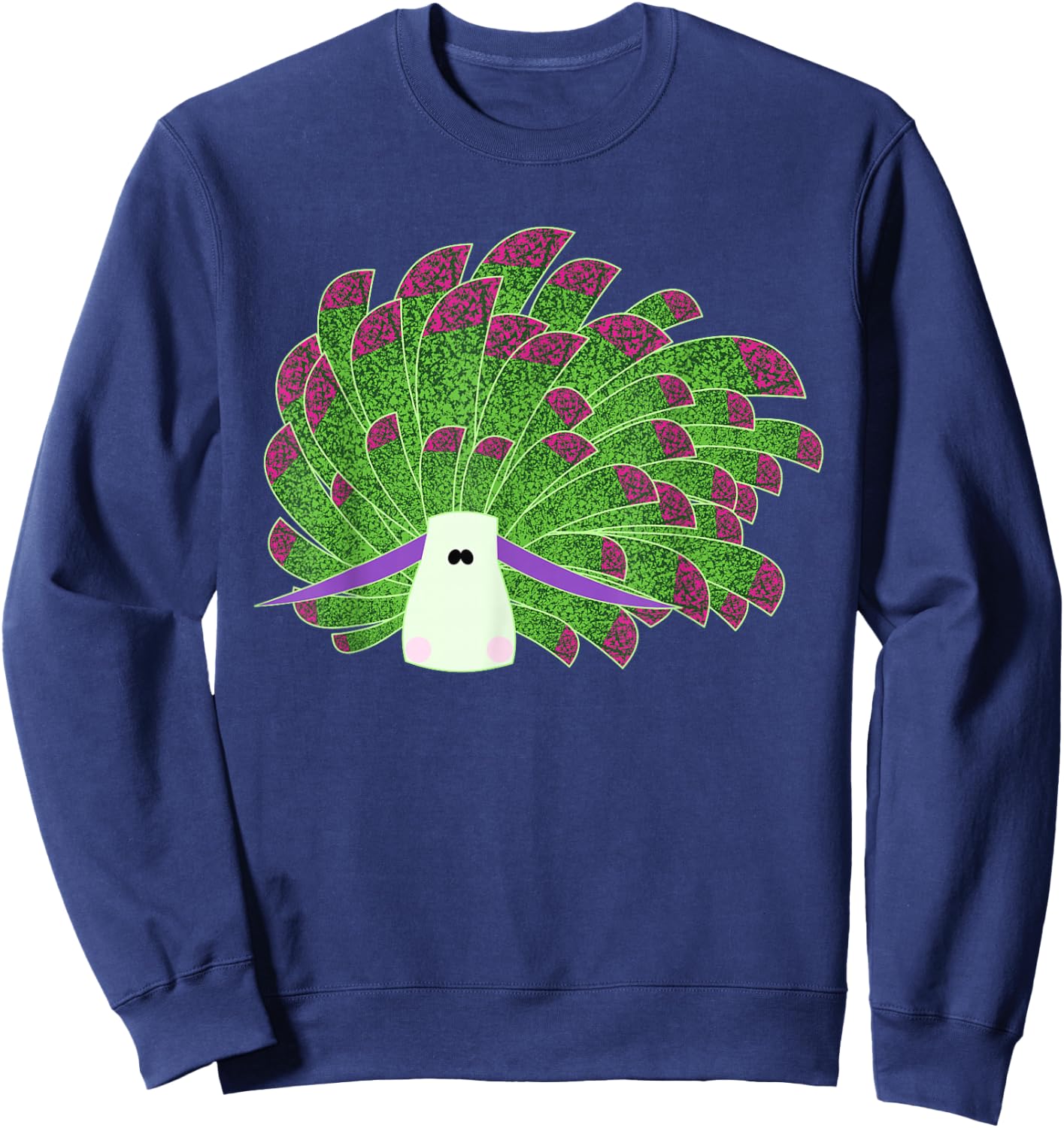Costasiella kuroshimae leaf sheep Nudibranchs Nudibranch Sweatshirt - Sweatshirt | Navy