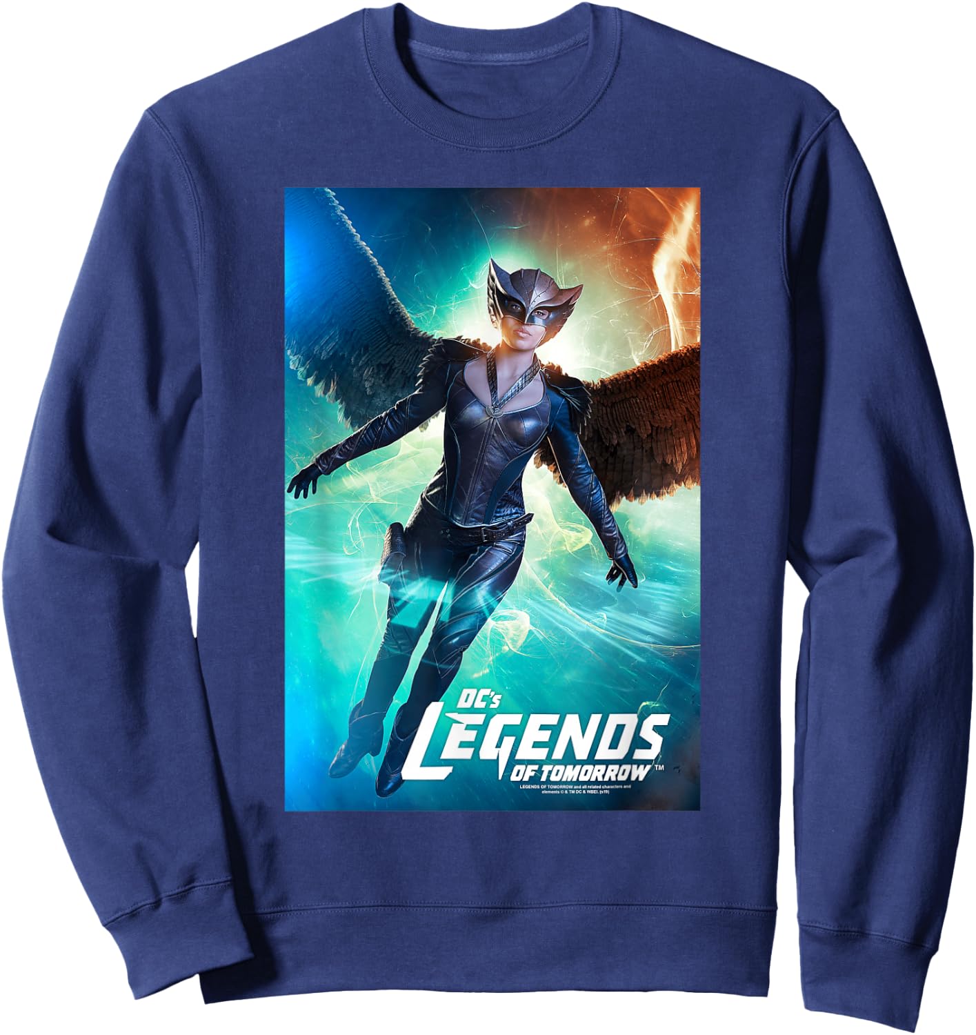 Legends of Tomorrow Hawkgirl Poster Sweatshirt - Sweatshirt | Navy