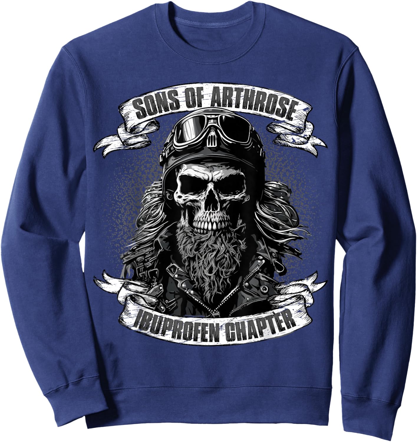 Sons of Arthrose - Ibuprofen Chapter Biker Motorradfahrer Sweatshirt - Sweatshirt | Navy